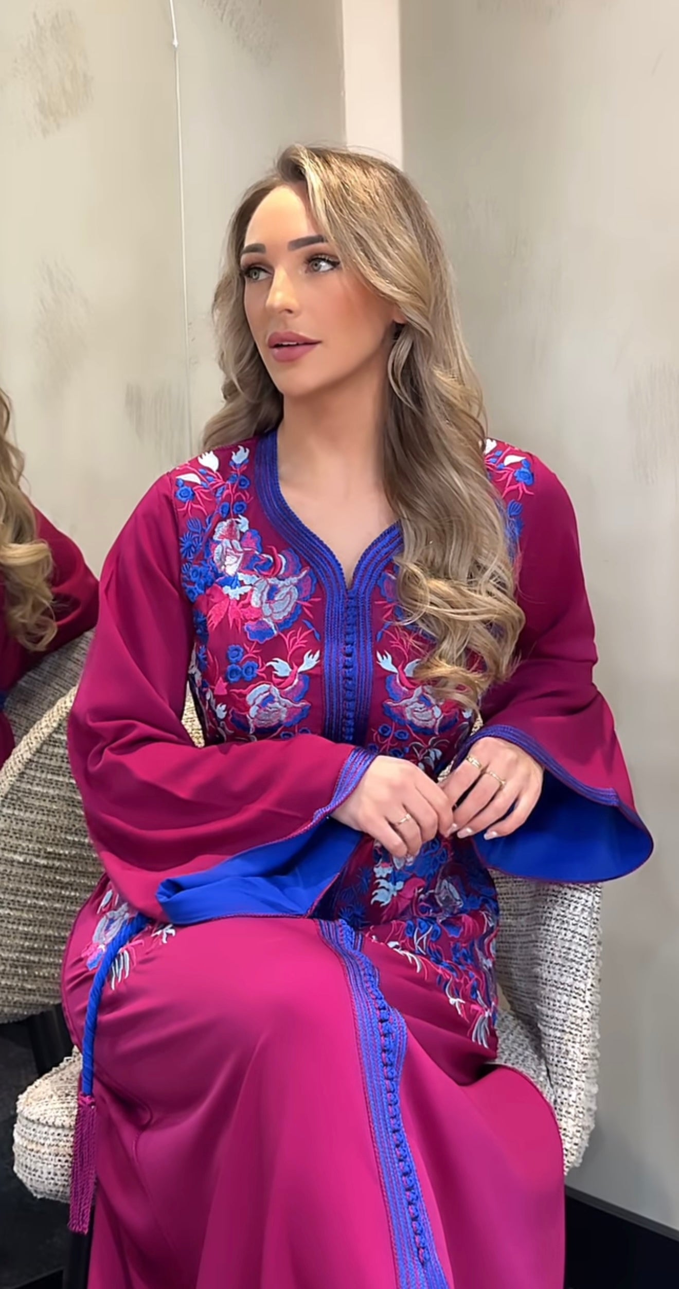 Caftan Mouna Blue