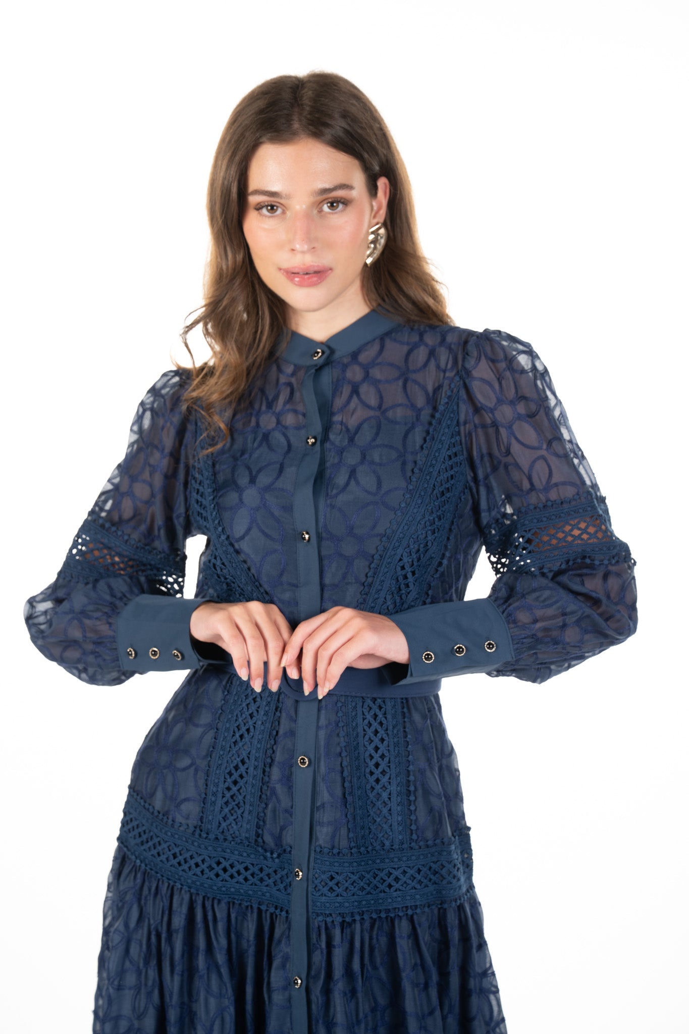 Dress Lila Oxfordblue