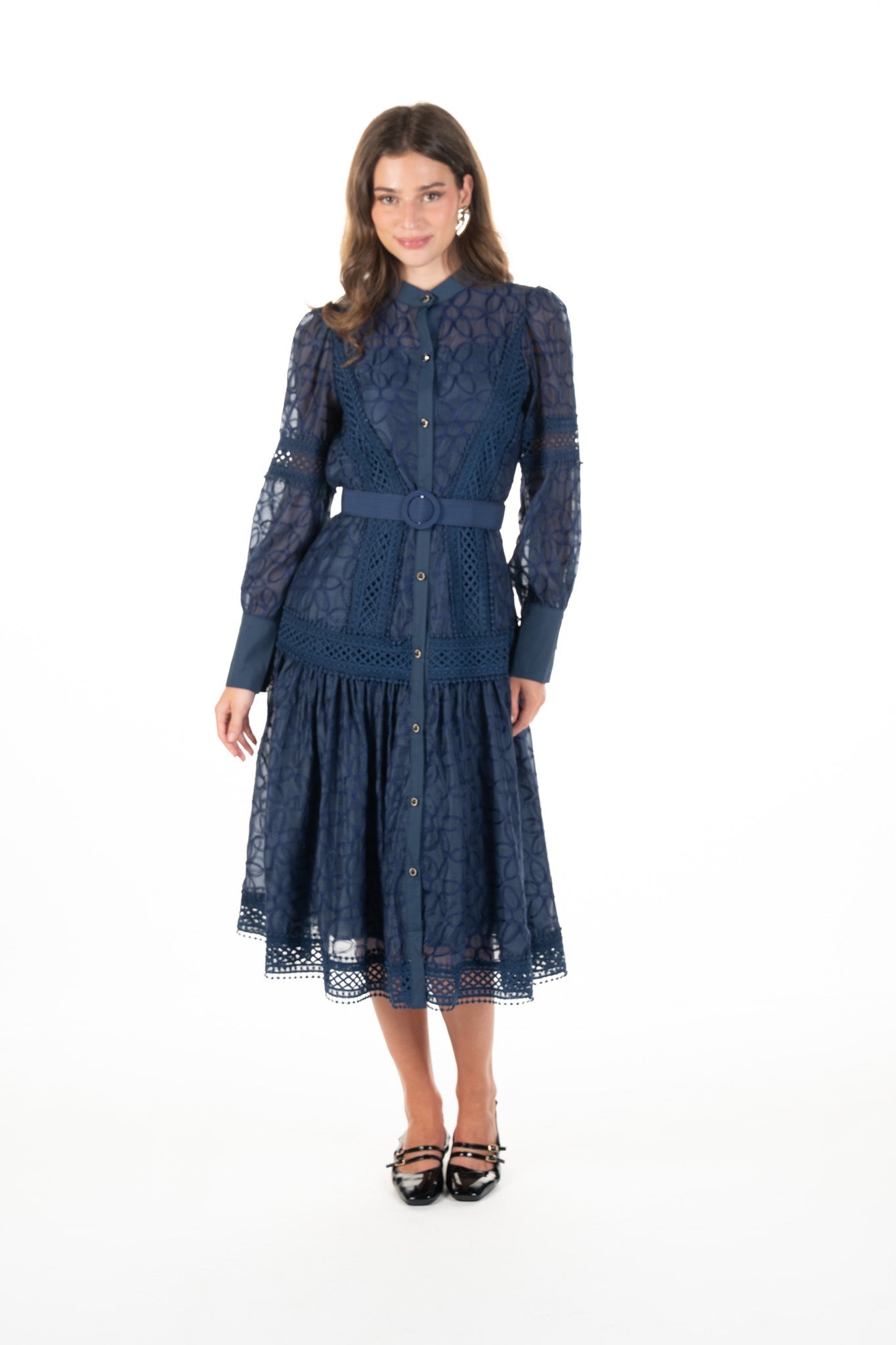 Dress Lila Oxfordblue