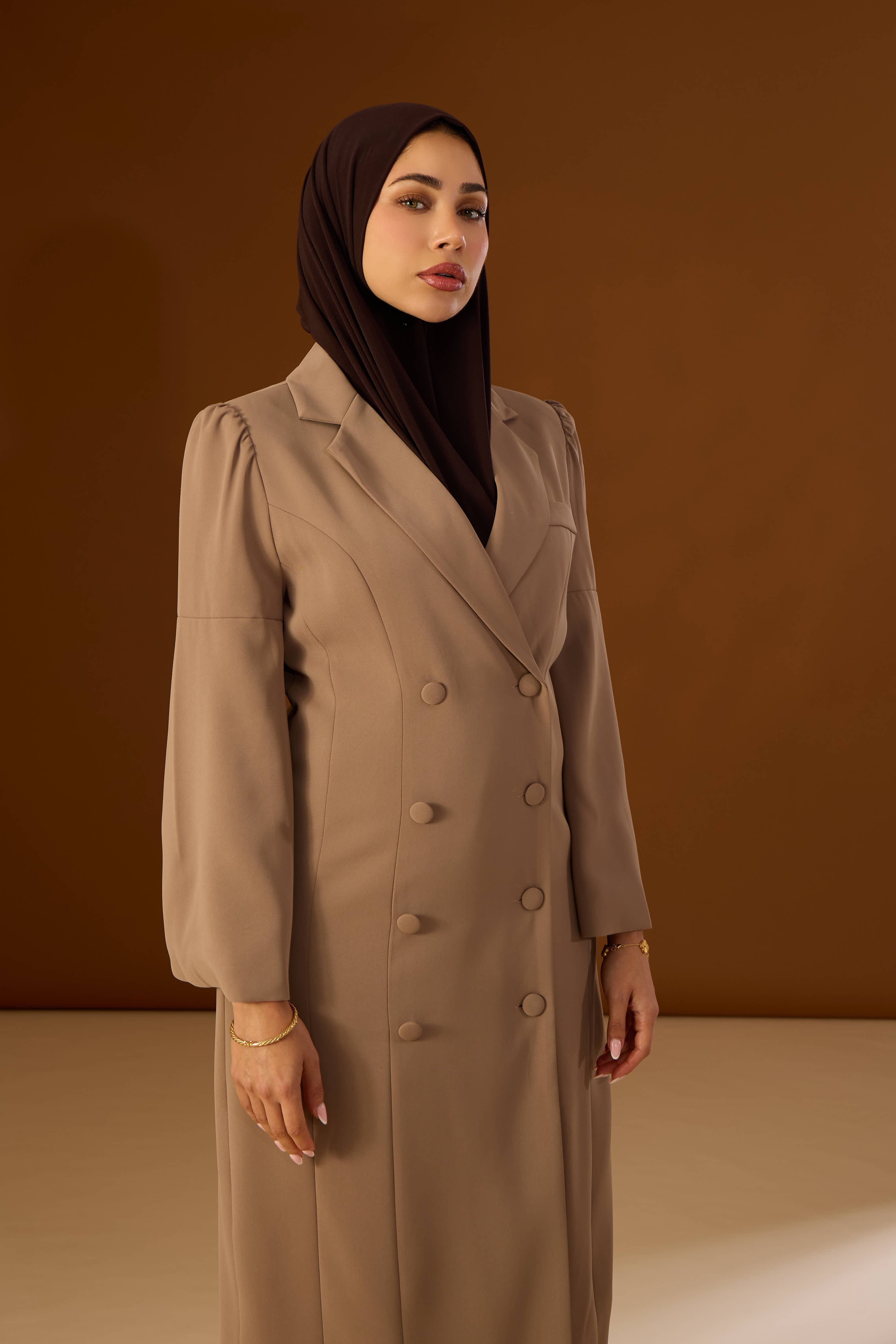 Dress Fay Coffee Brown