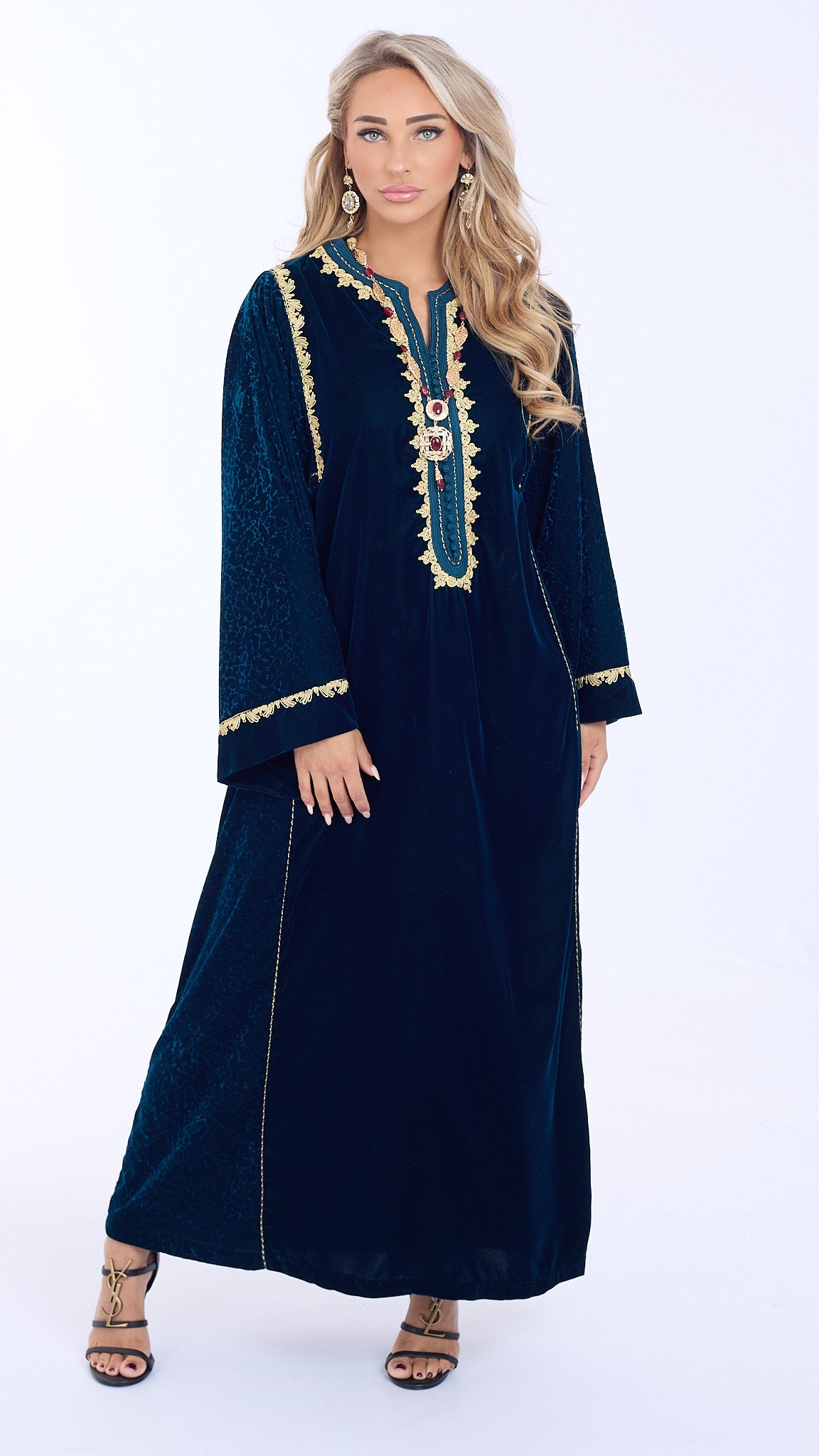 Caftan Almaas Blue Petrol