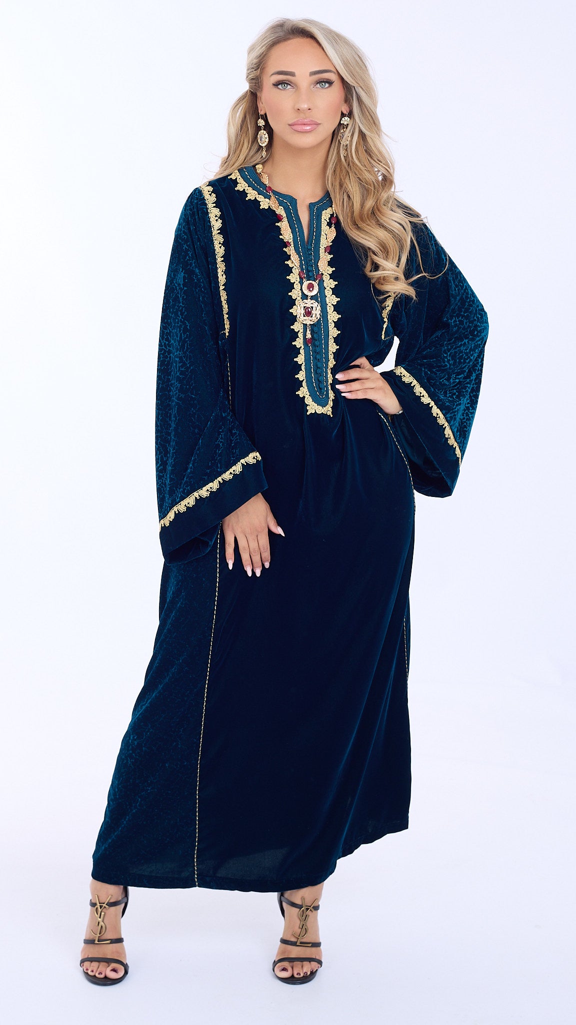 Caftan Almaas Blue Petrol