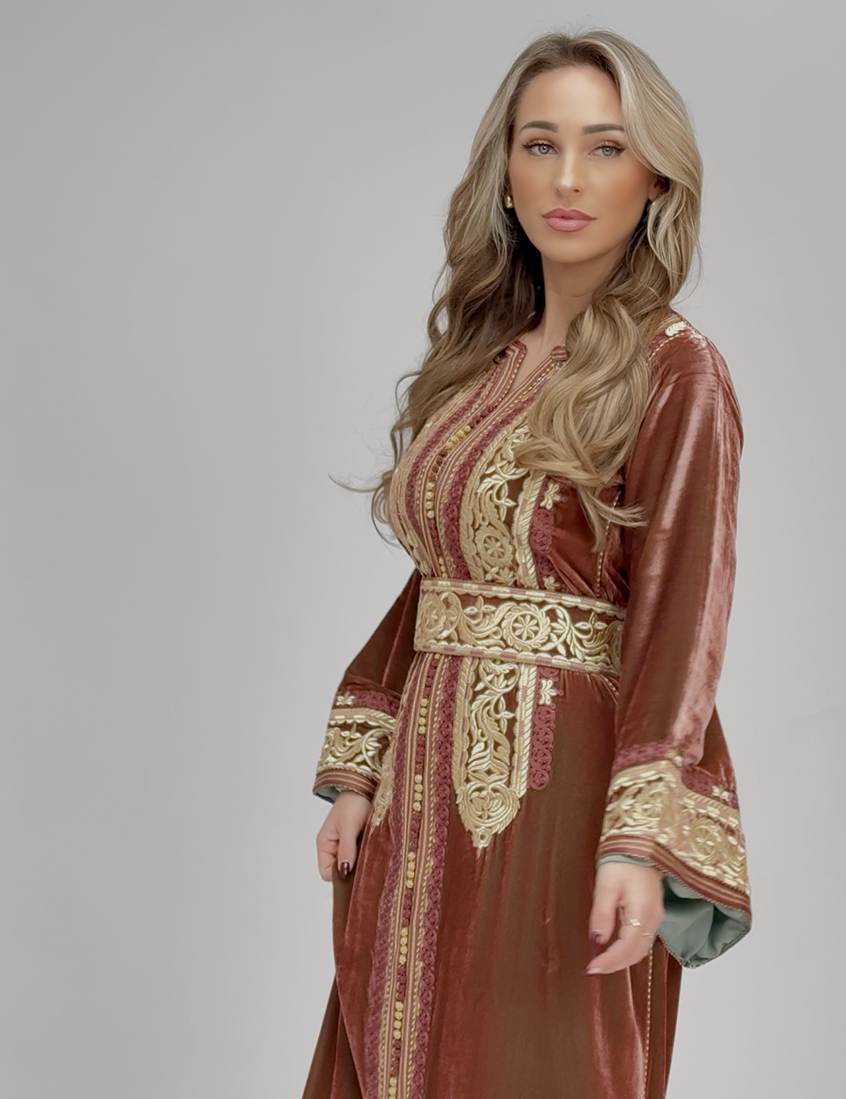 Caftan Fidya Darkorange