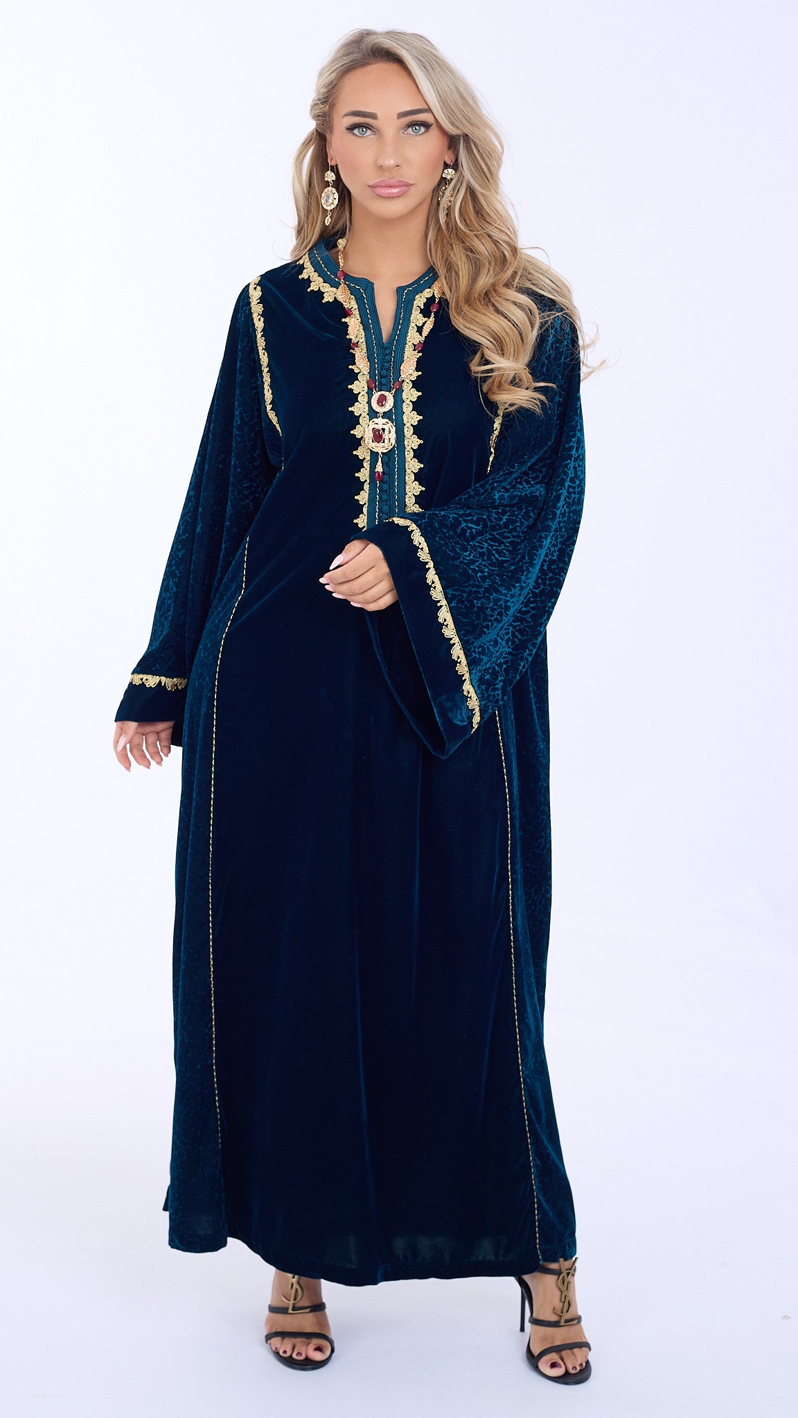 Caftan Almaas Blue Petrol