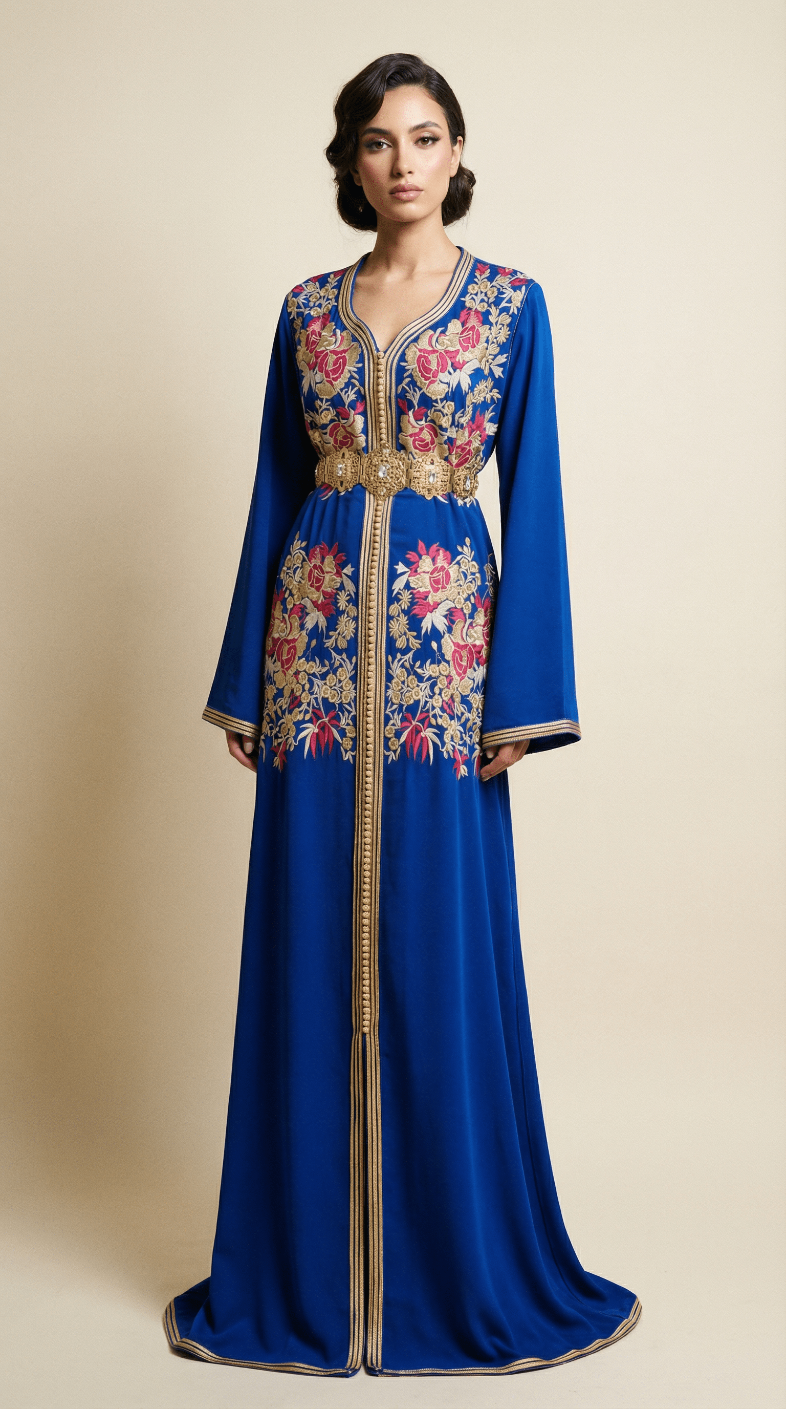 Caftan Mouna Royalblue