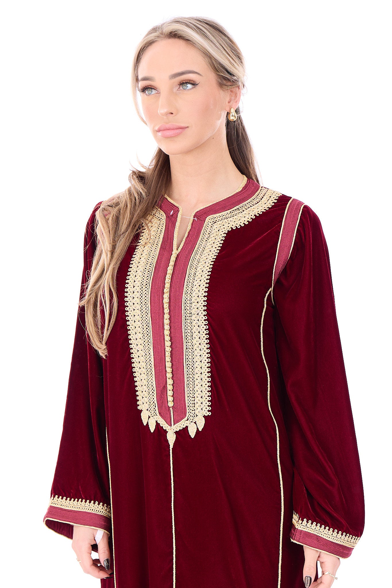 Caftan Lana Pomegrante