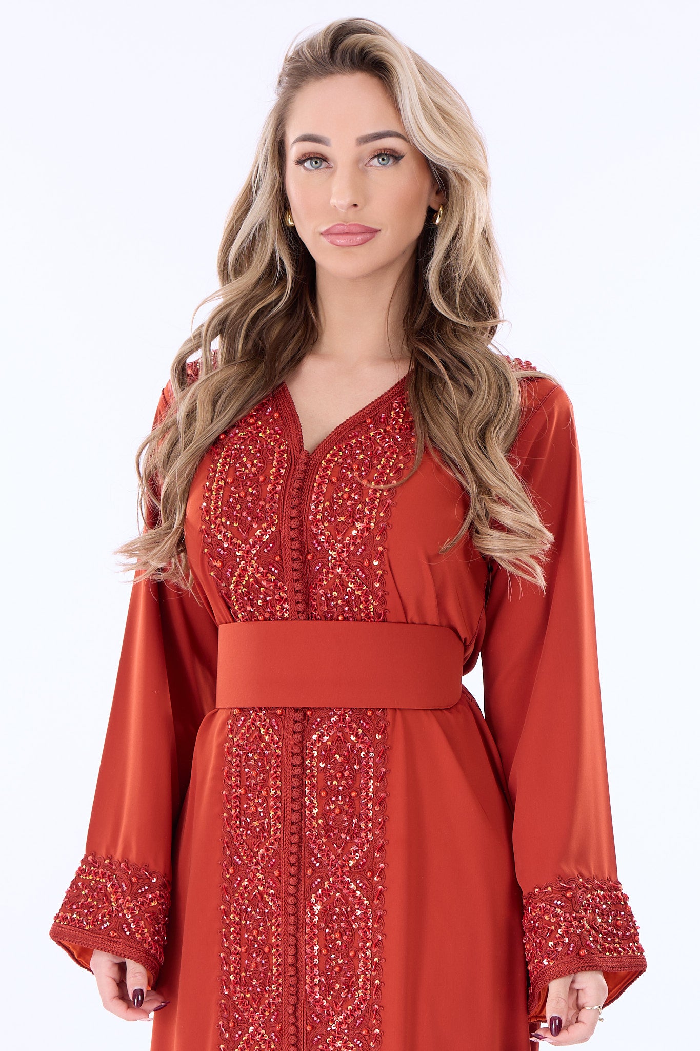 Caftan Rasha Dark Orange