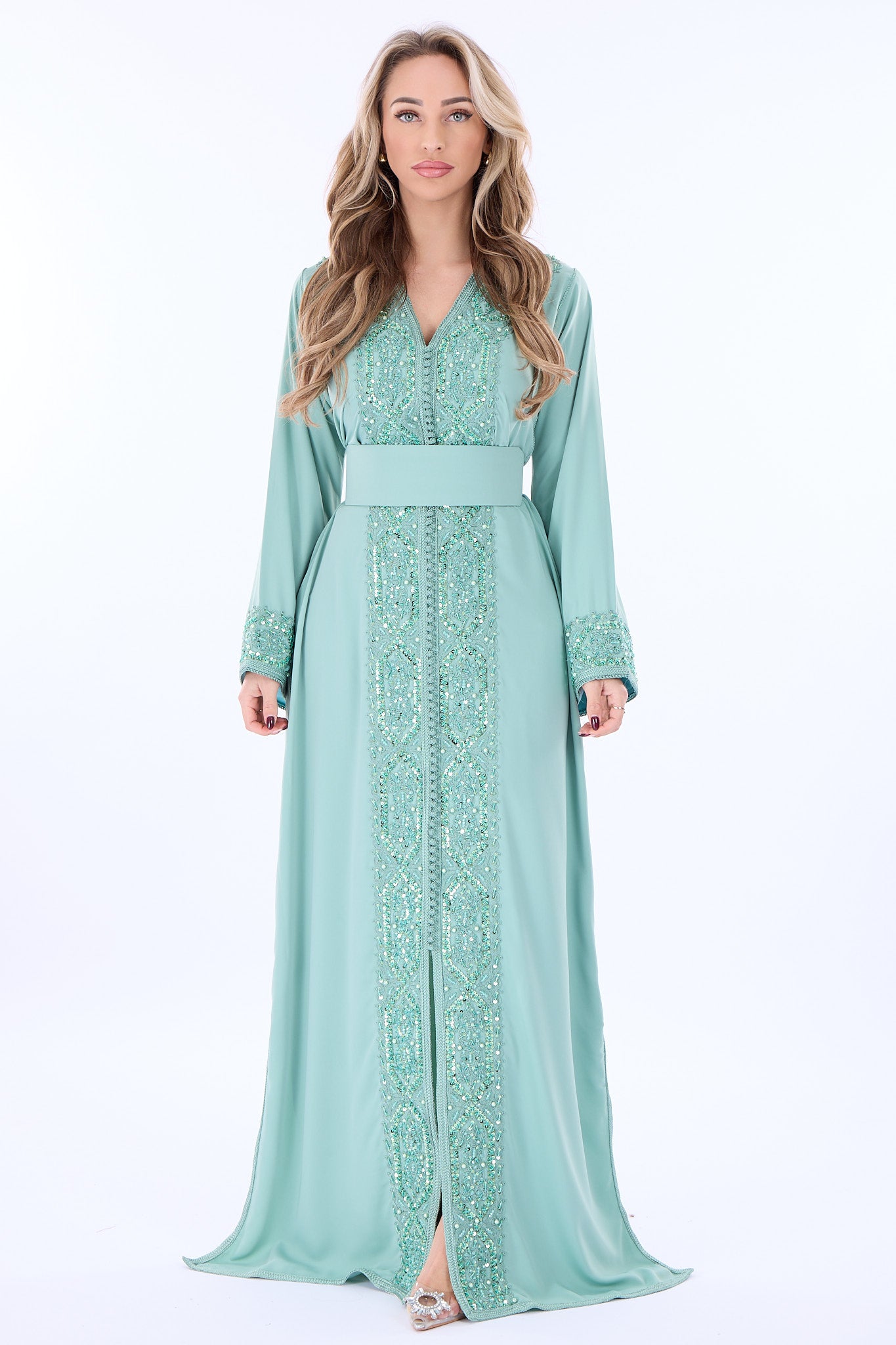 Caftan Rasha Mintgreen