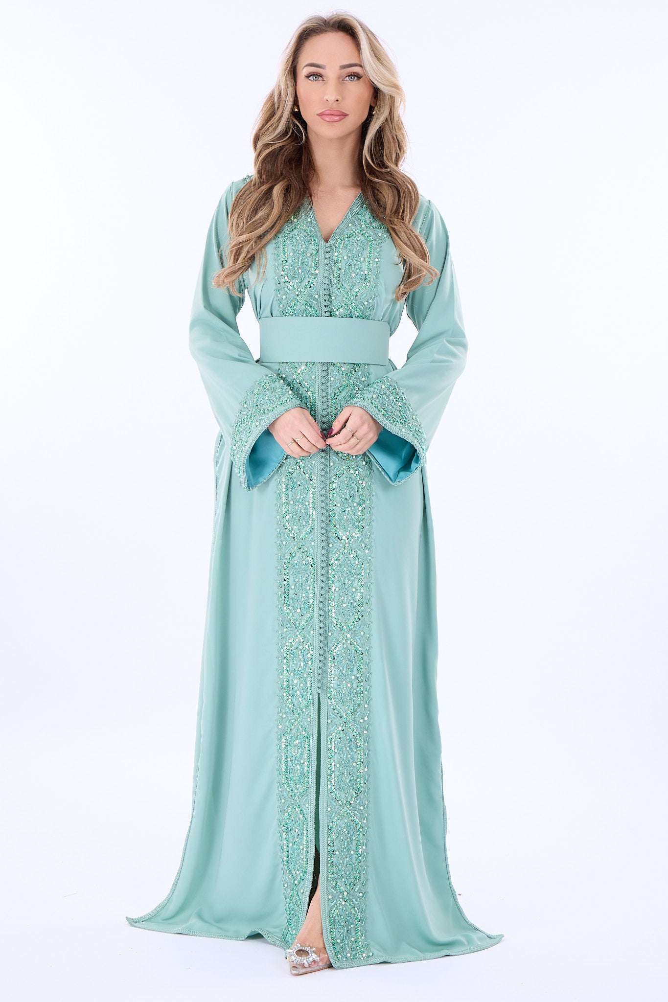 Caftan Rasha Mintgreen