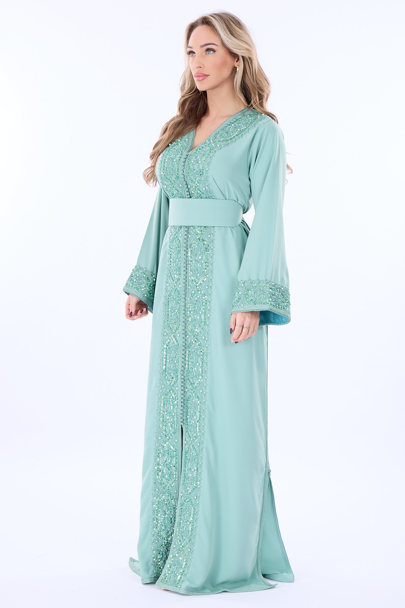 Caftan Rasha Mintgreen