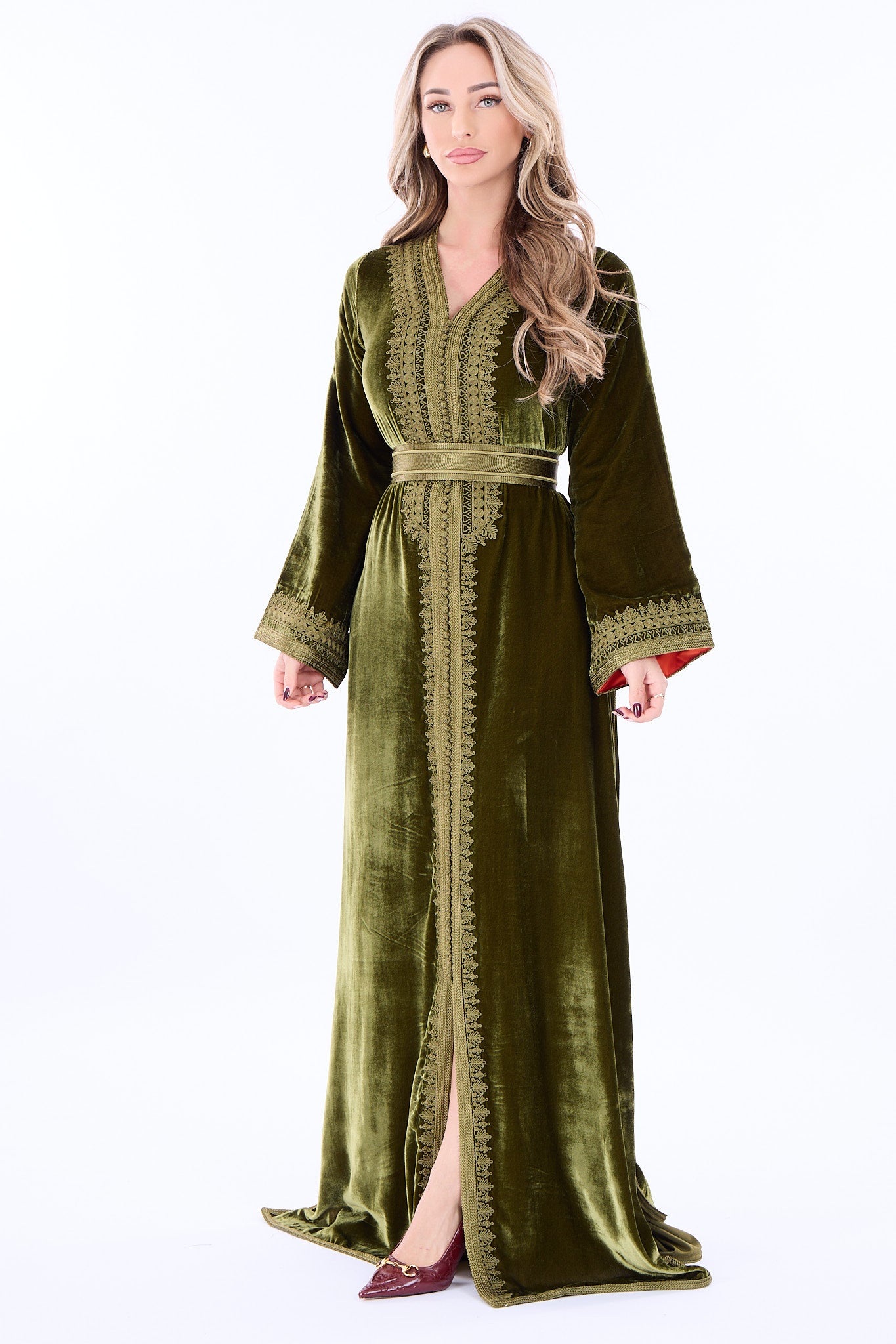 Caftan Amani Olivegreen