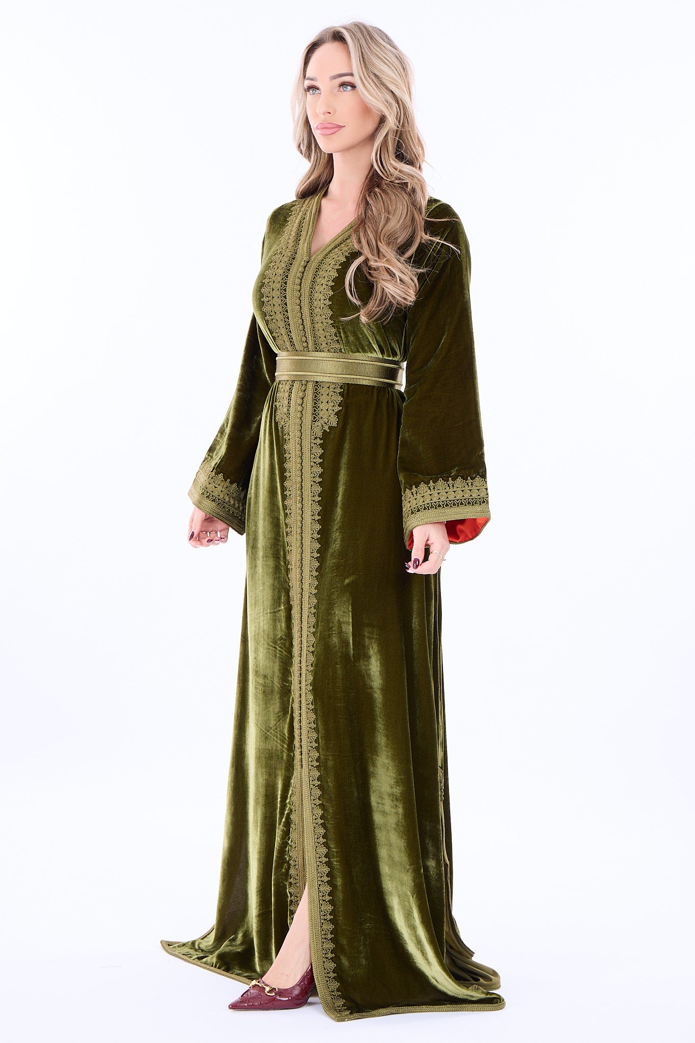Caftan Amani Olivegreen