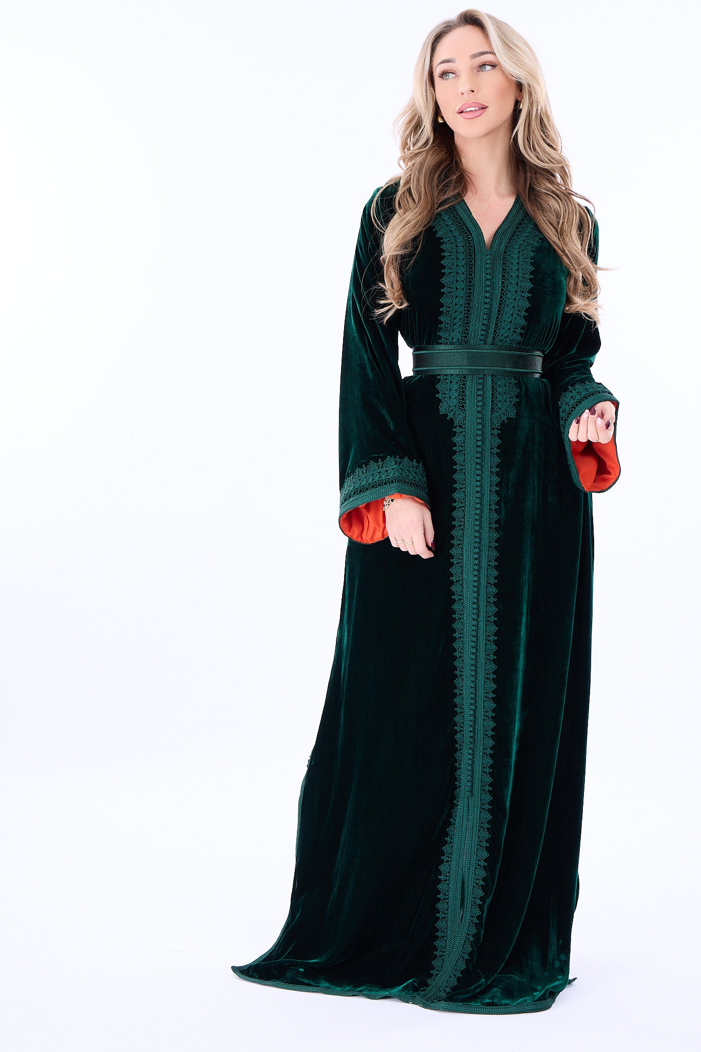 Caftan Amani Darkgreen
