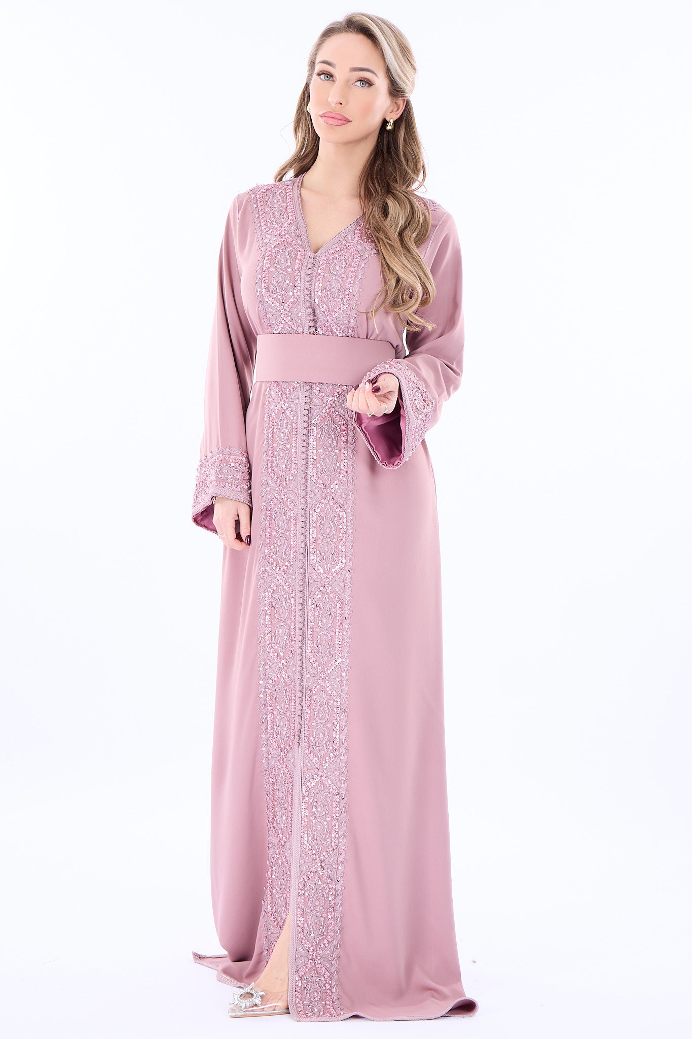 Caftan Rasha Paleviolet Pink