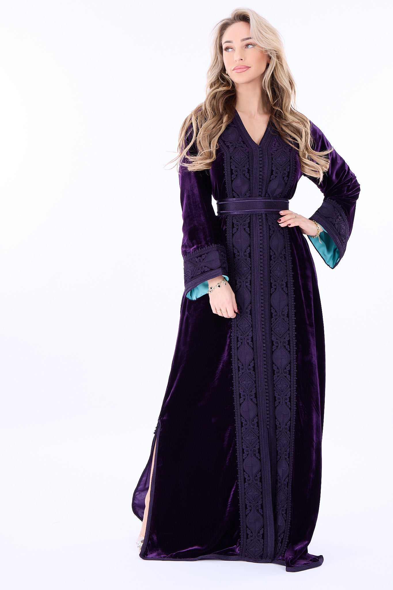 Caftan Ines Purple