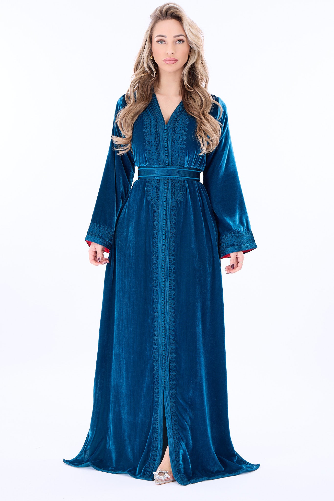 Caftan Amani Blue Petrol
