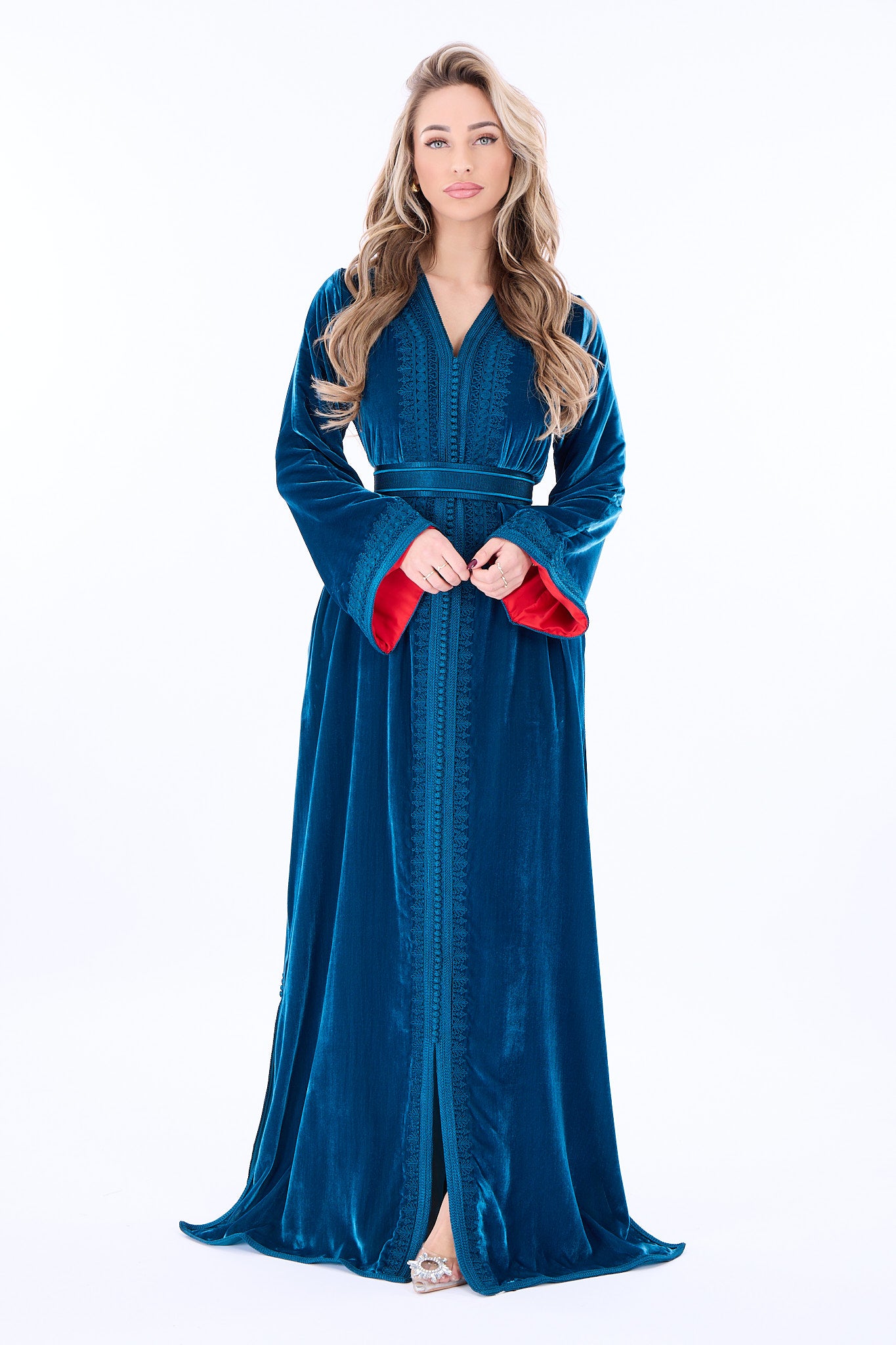 Caftan Amani Blue Petrol