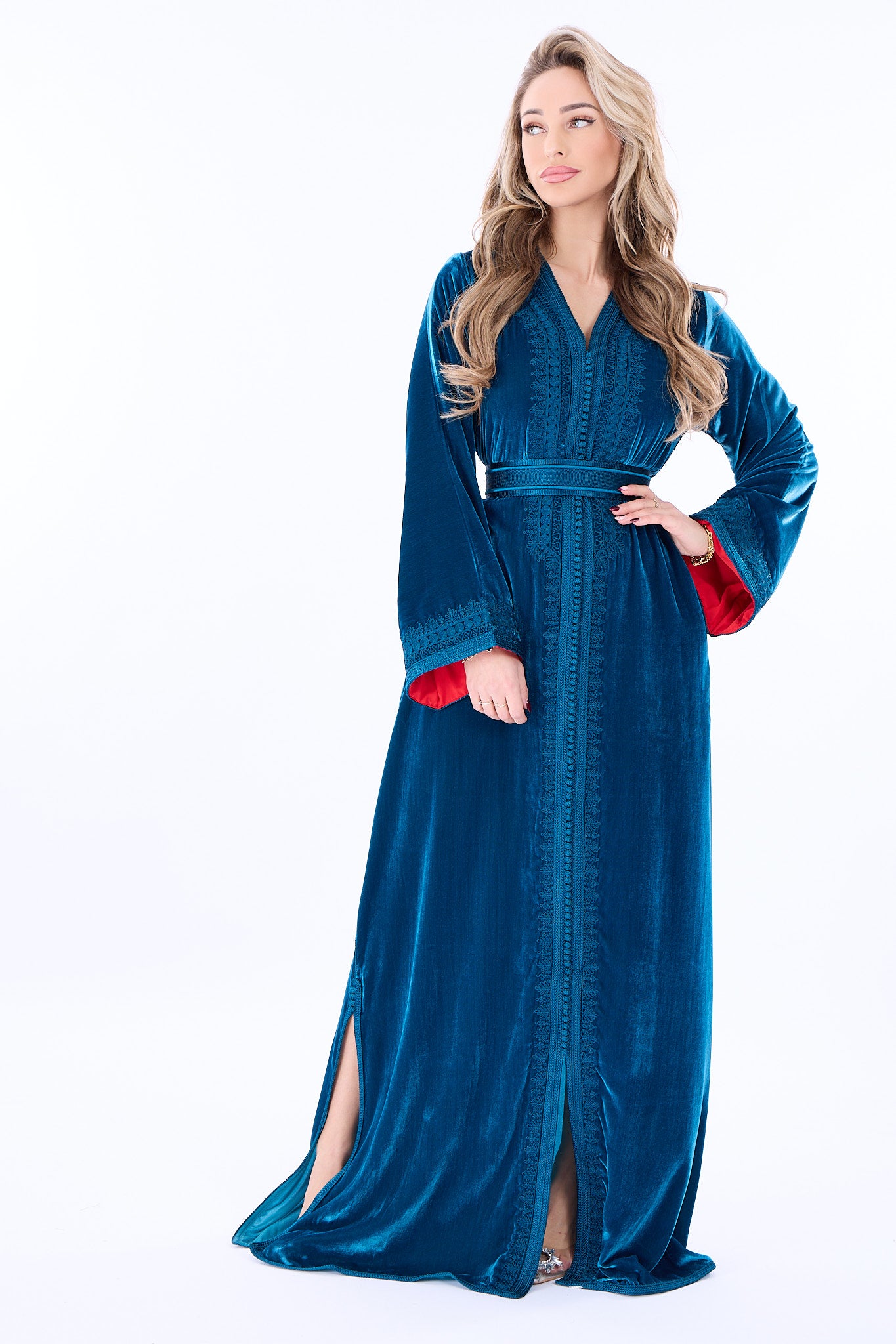 Caftan Amani Blue Petrol