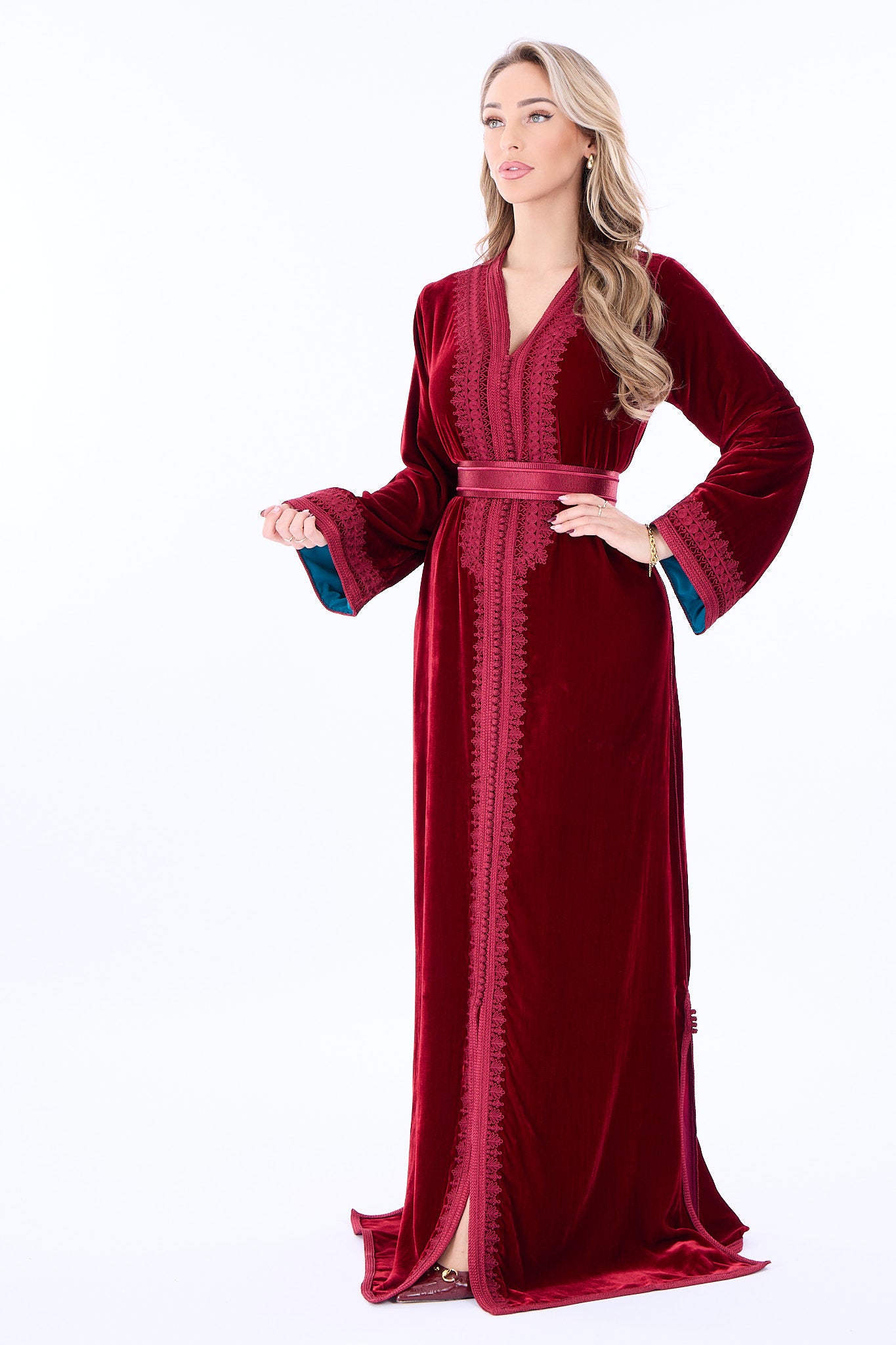 Caftan Amani Pomegrante