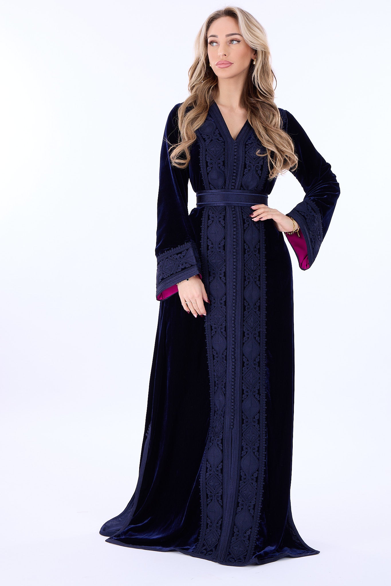 Caftan Ines Oxfordblue