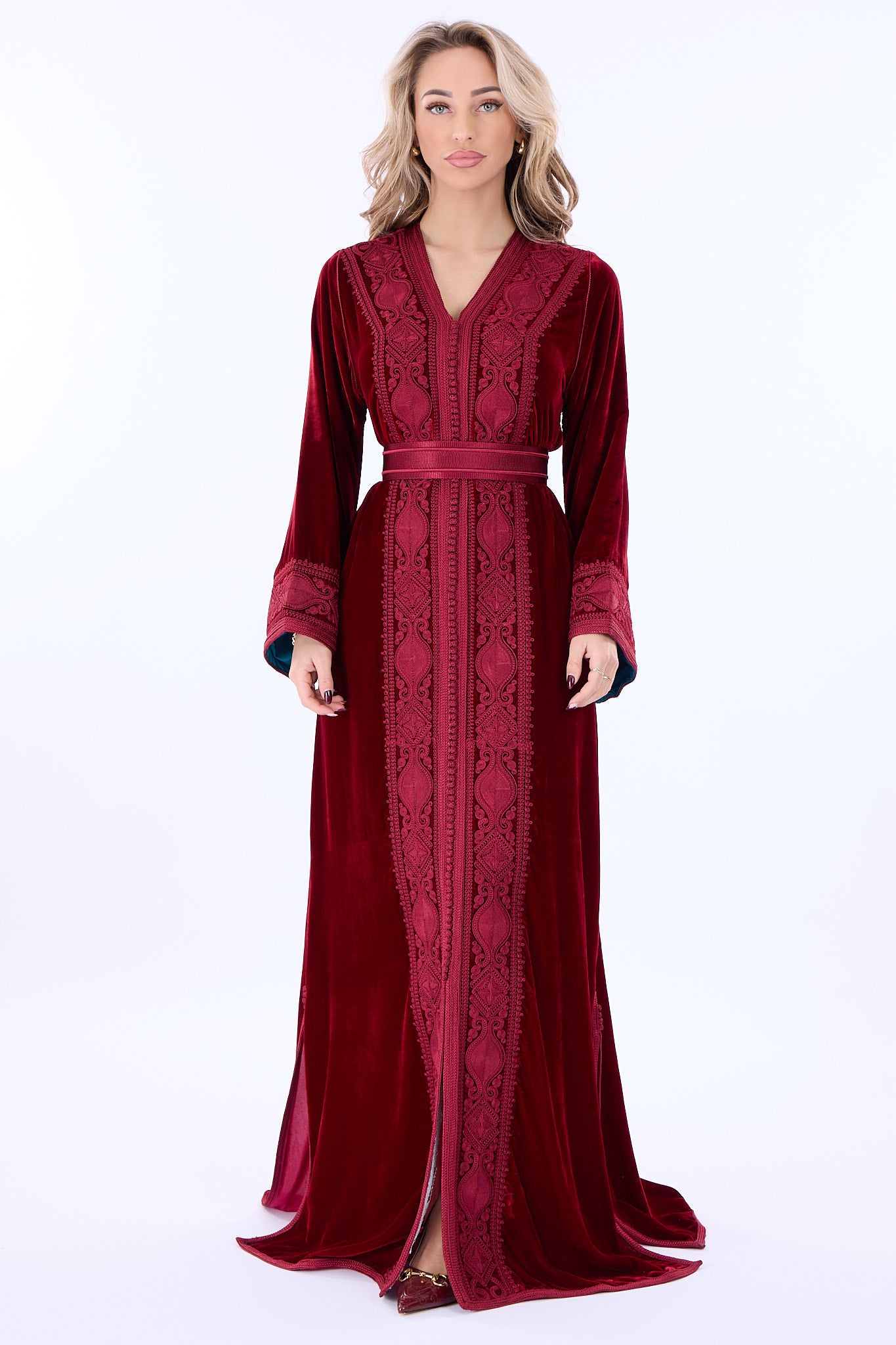 Caftan Ines Pomegrante