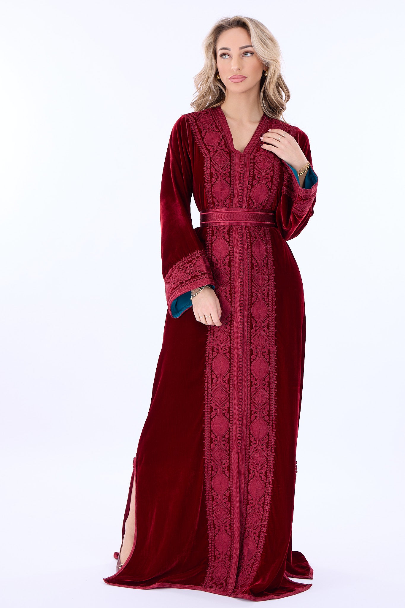 Caftan Ines Pomegrante