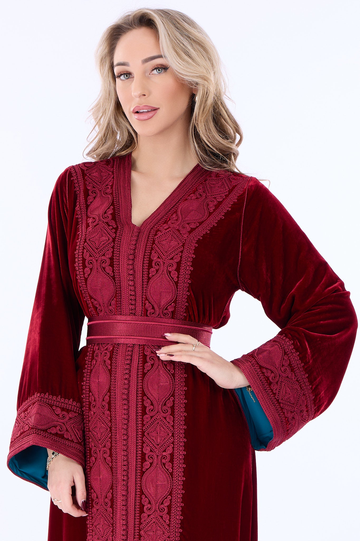 Caftan Ines Pomegrante