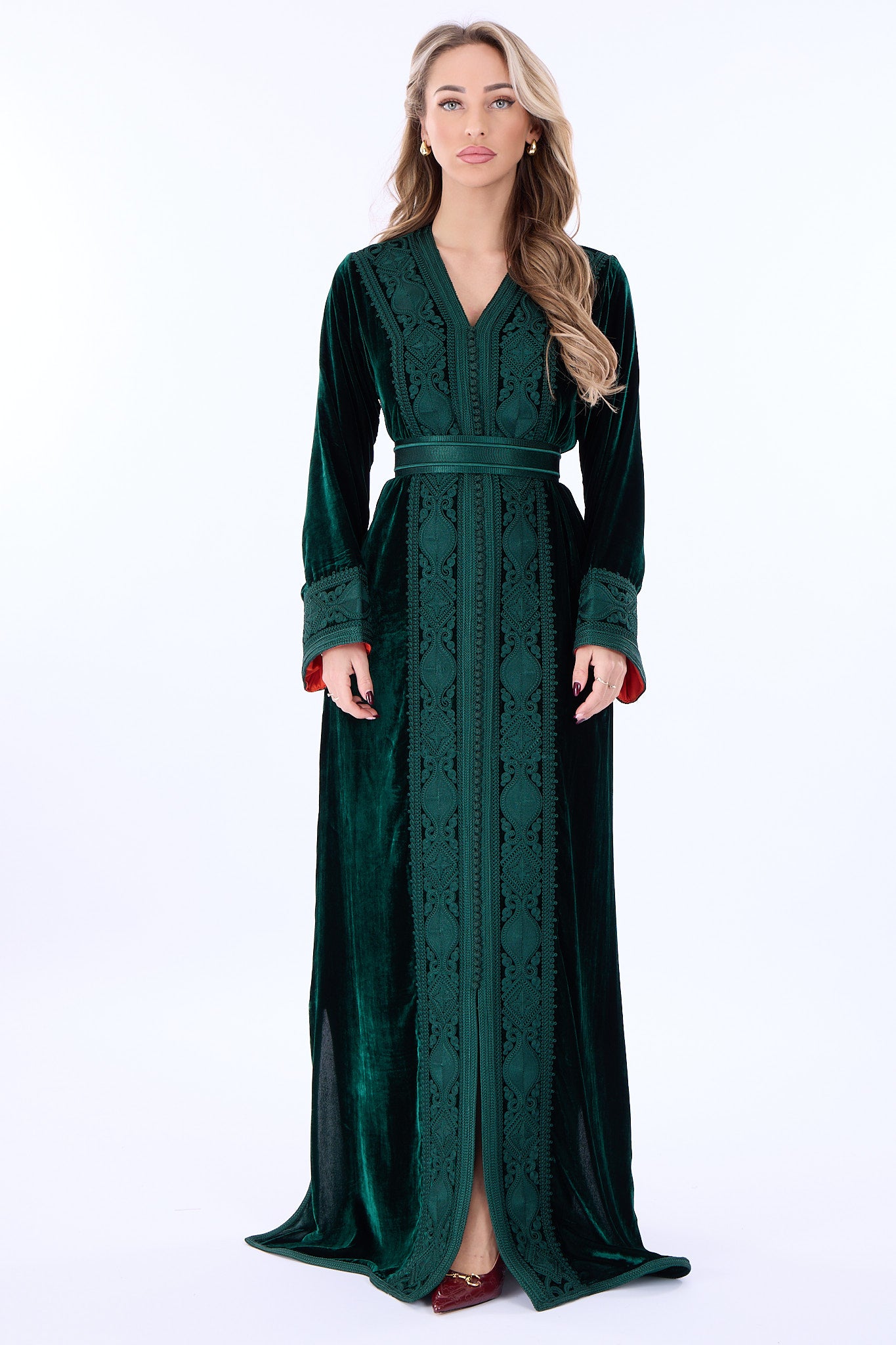 Caftan Ines Darkgreen