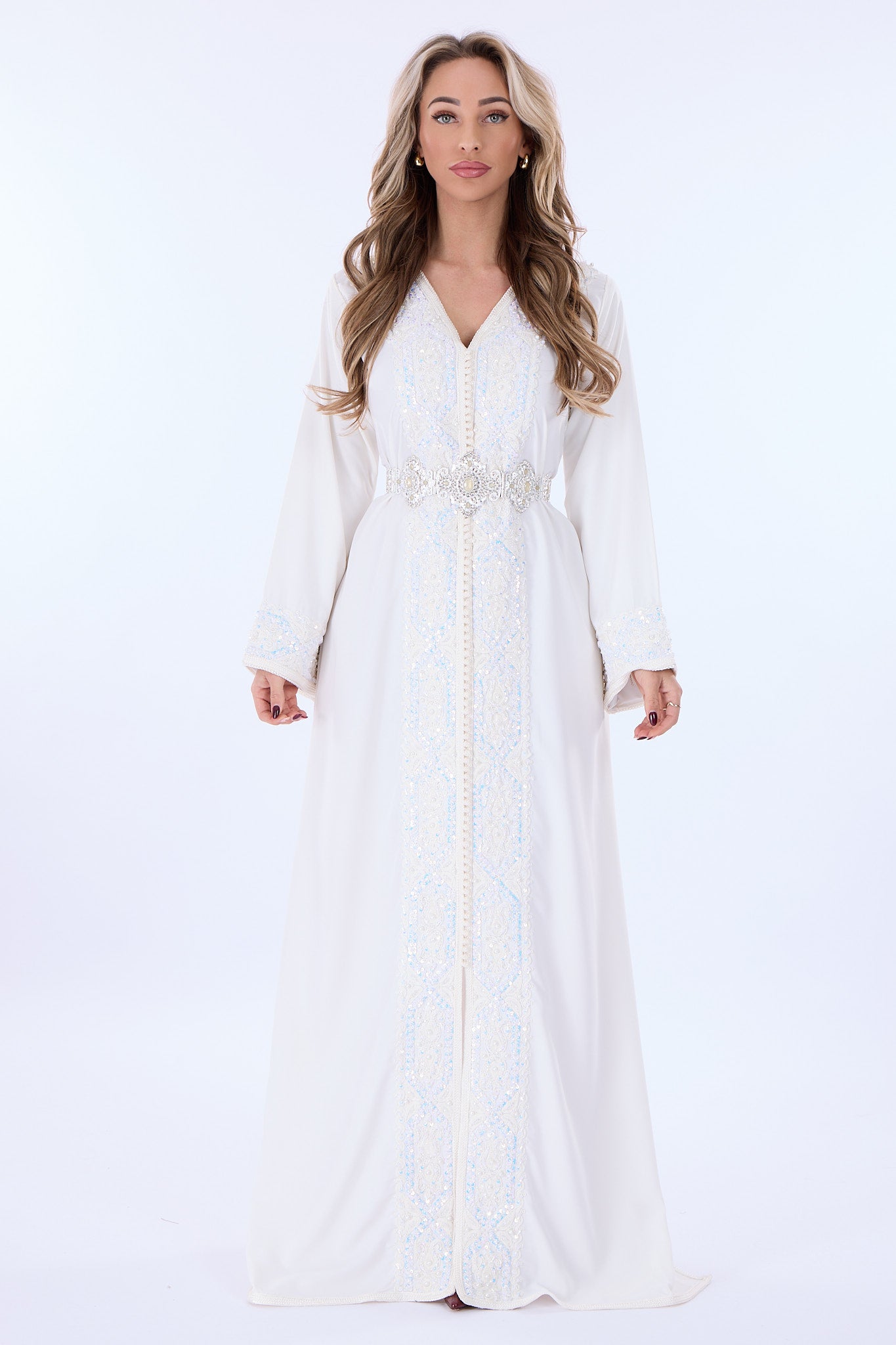 Caftan Rasha Brokenwhite
