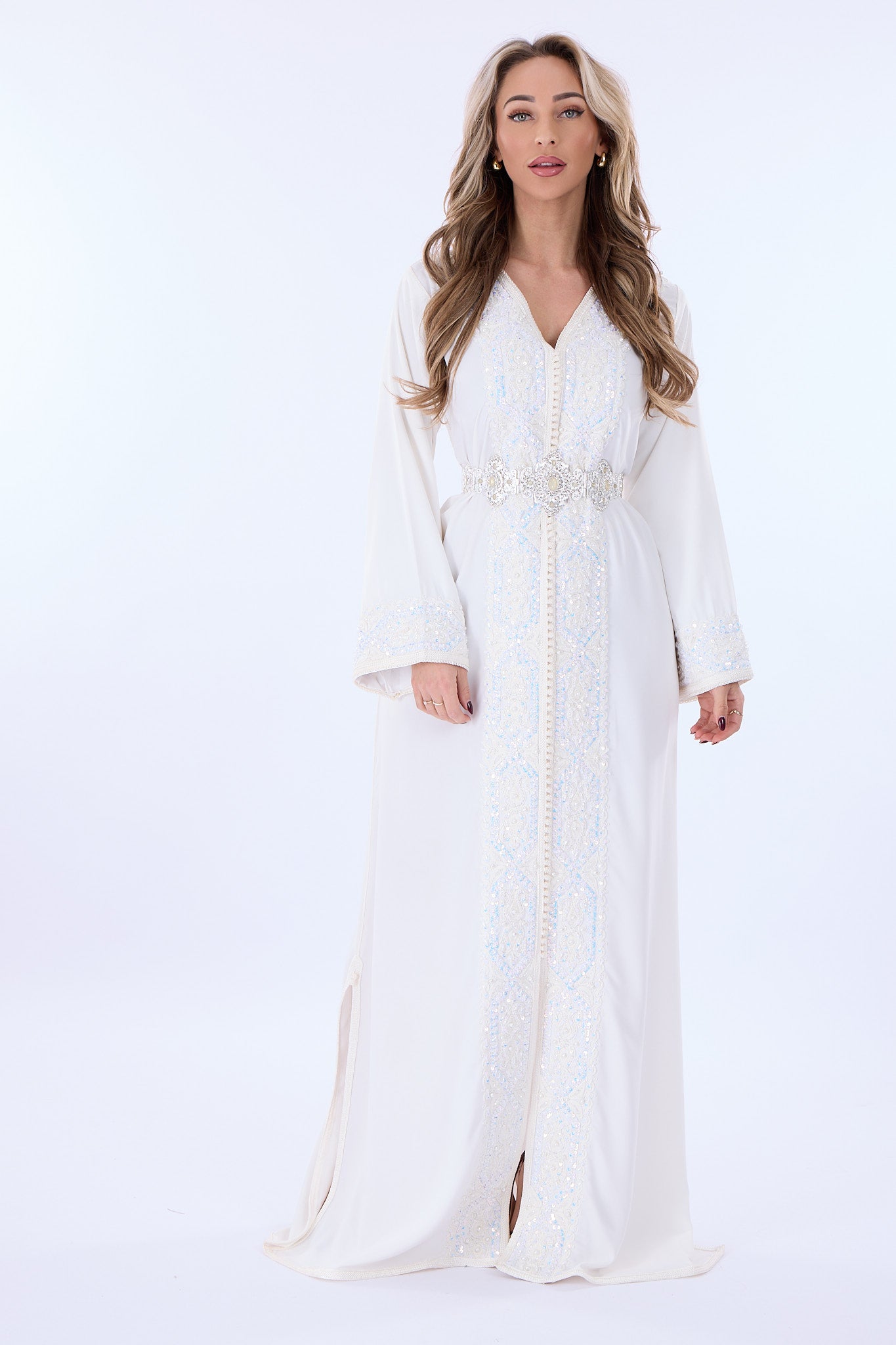 Caftan Rasha Brokenwhite