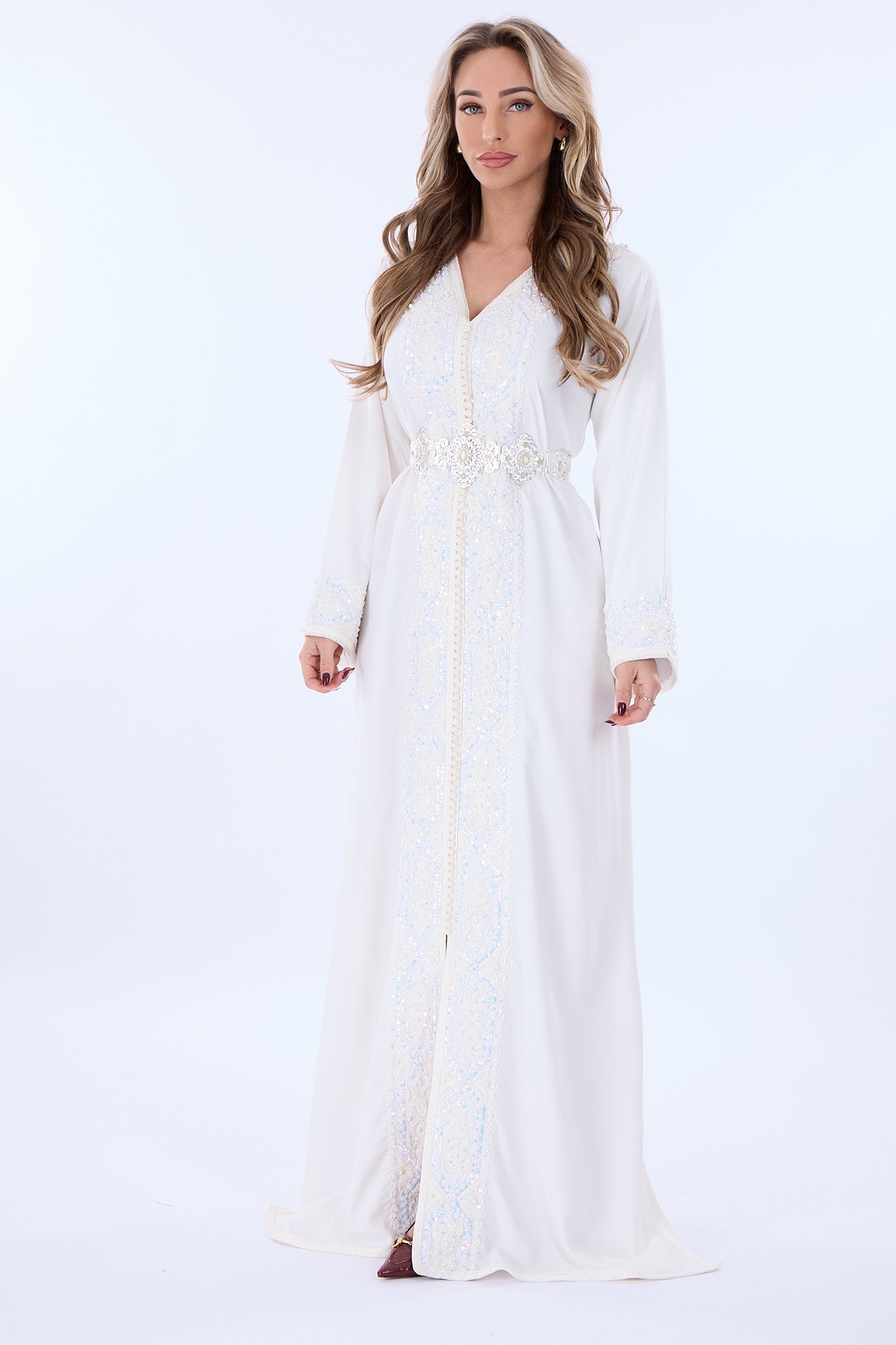 Caftan Rasha Brokenwhite