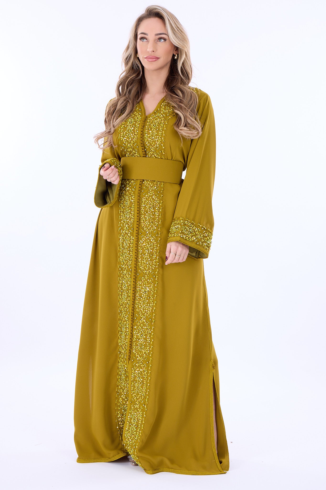 Caftan Rasha Mosterd