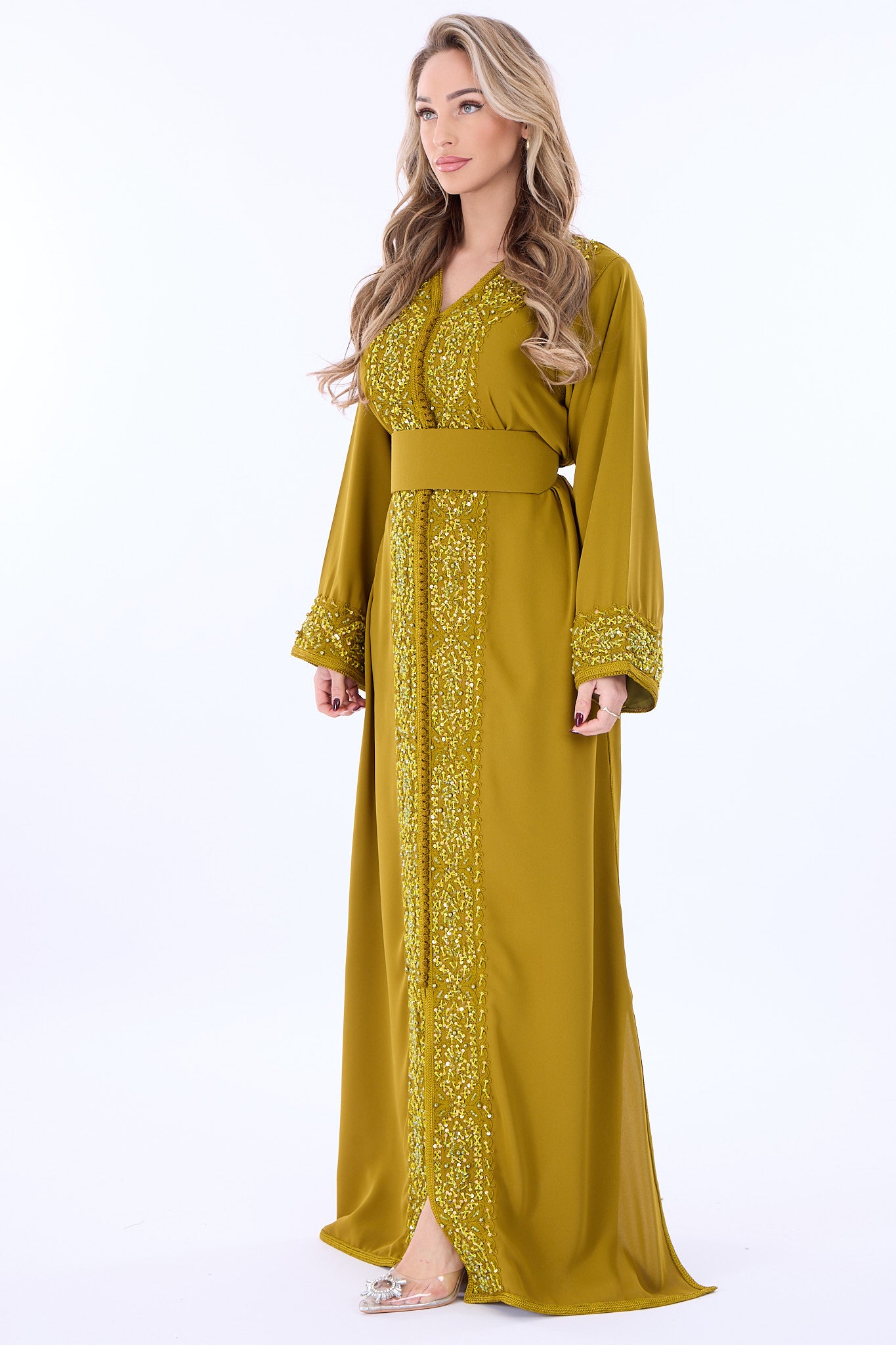 Caftan Rasha Mosterd