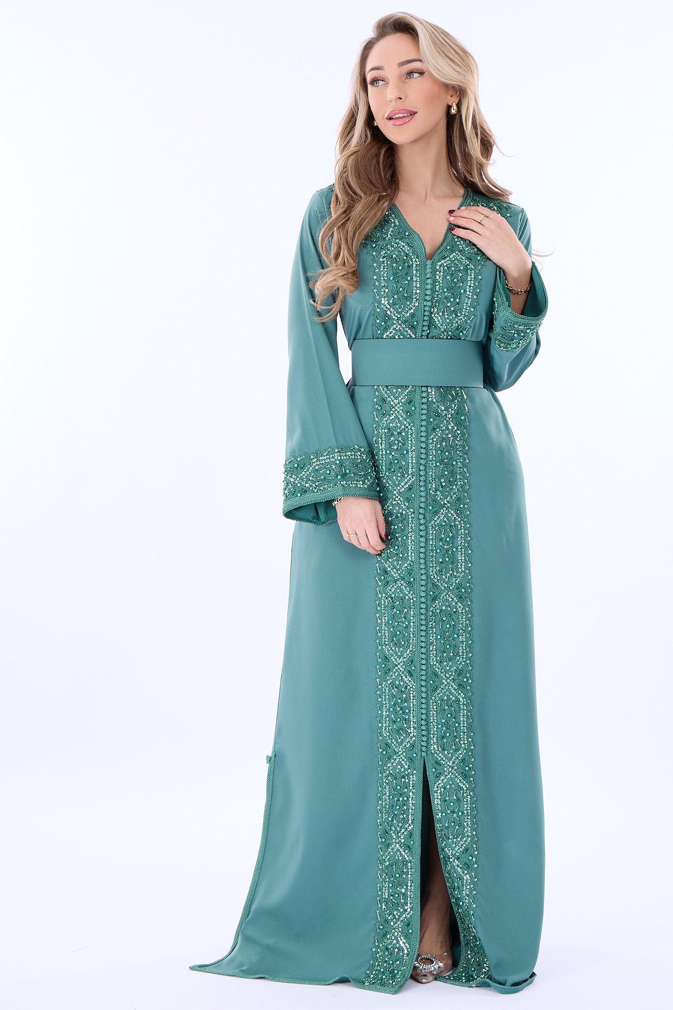 Caftan Rasha Darkseagreen