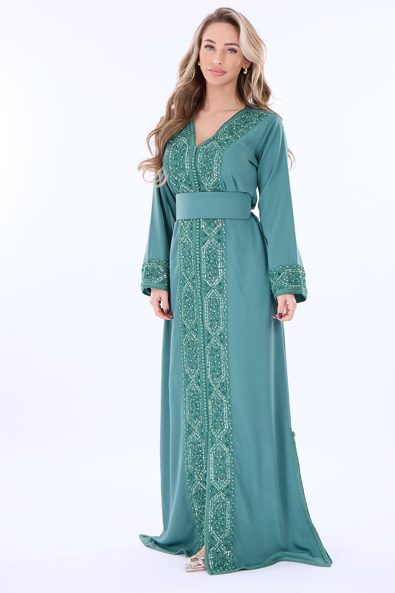 Caftan Rasha Darkseagreen
