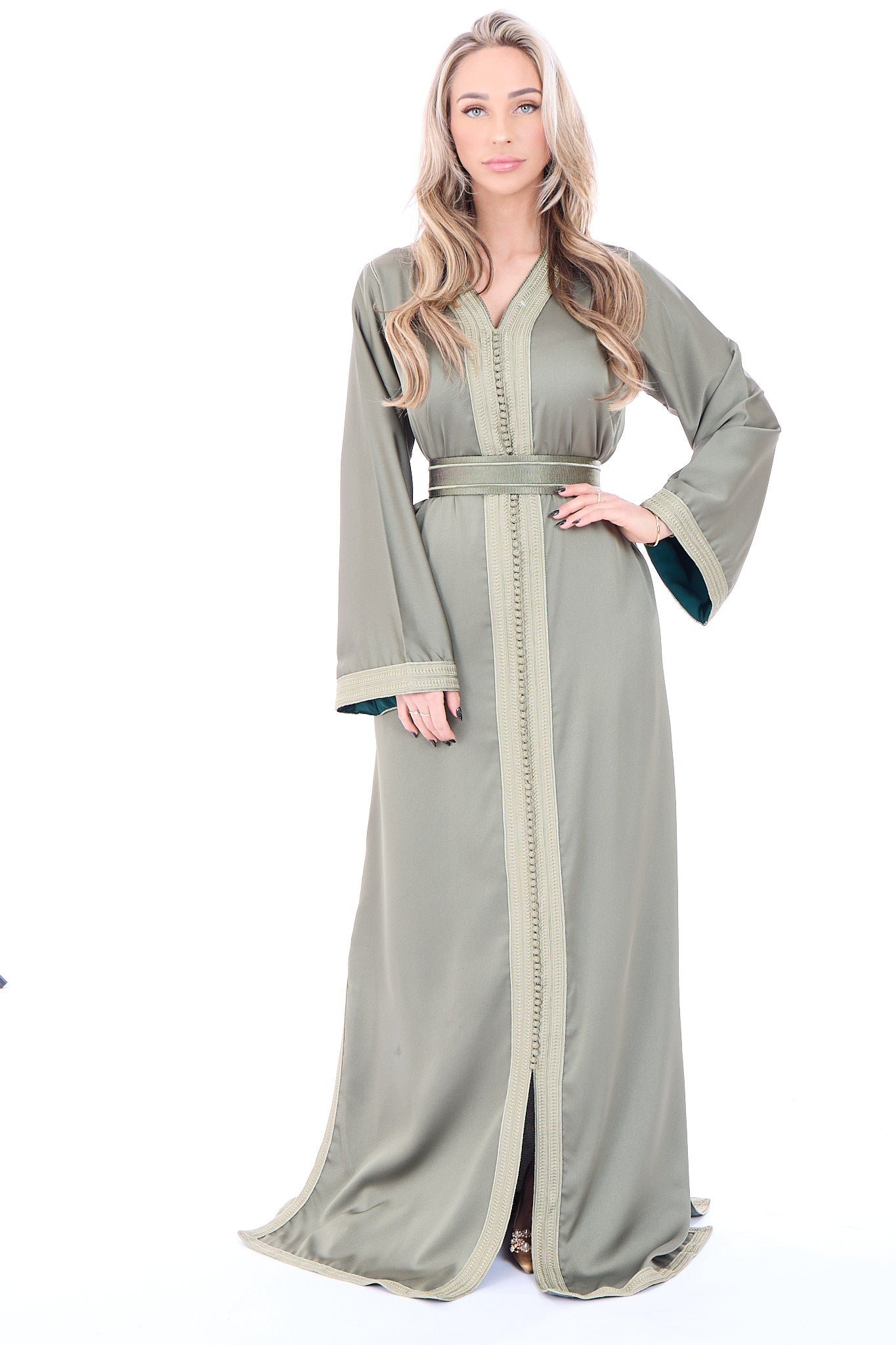Caftan Imaan Olivegreen