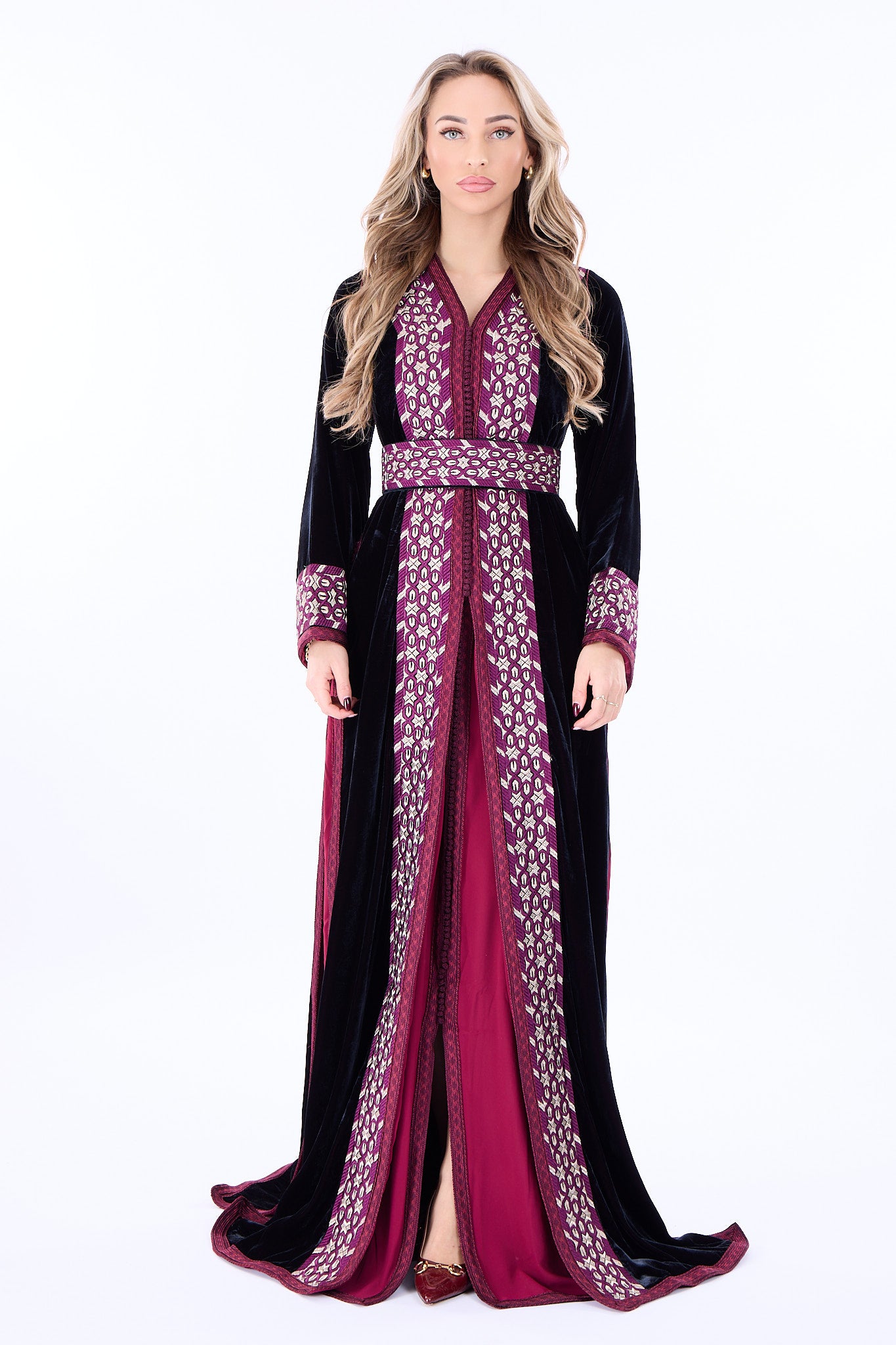 Caftan Isra Pomegrante
