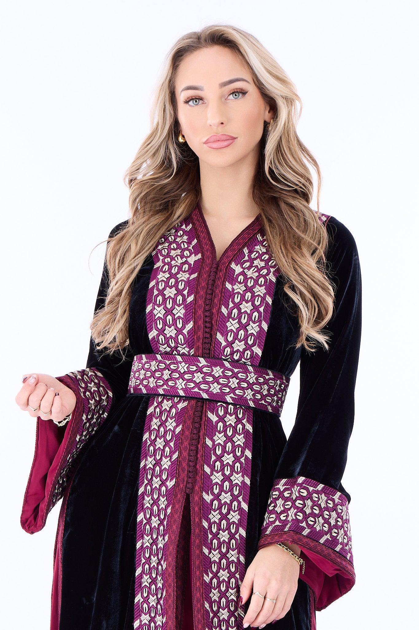 Caftan Isra Pomegrante