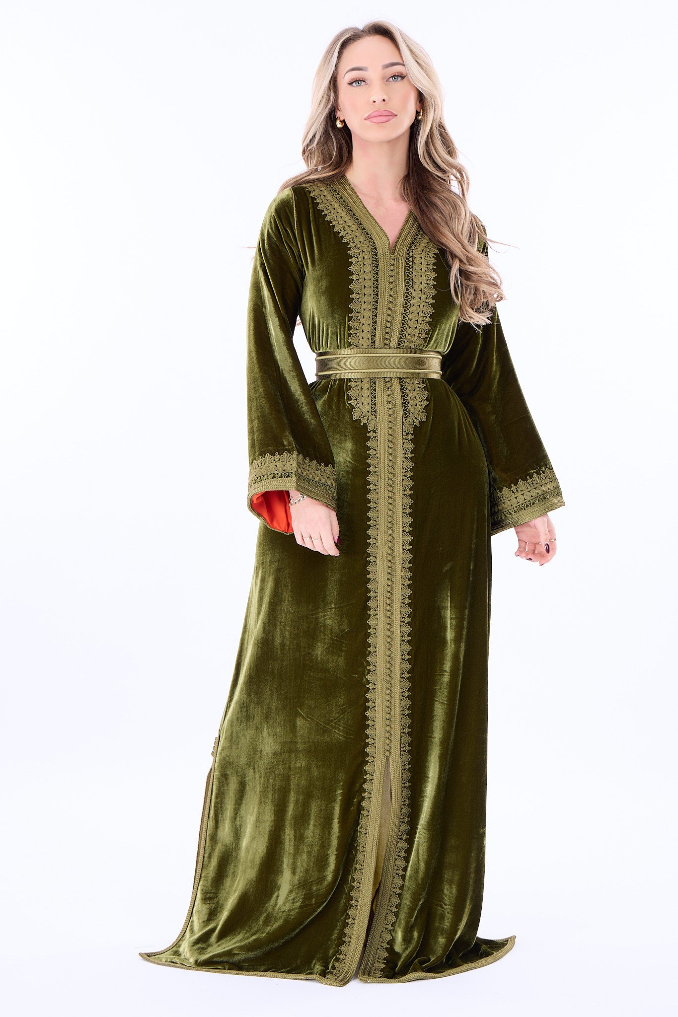 Caftan Amani Olivegreen