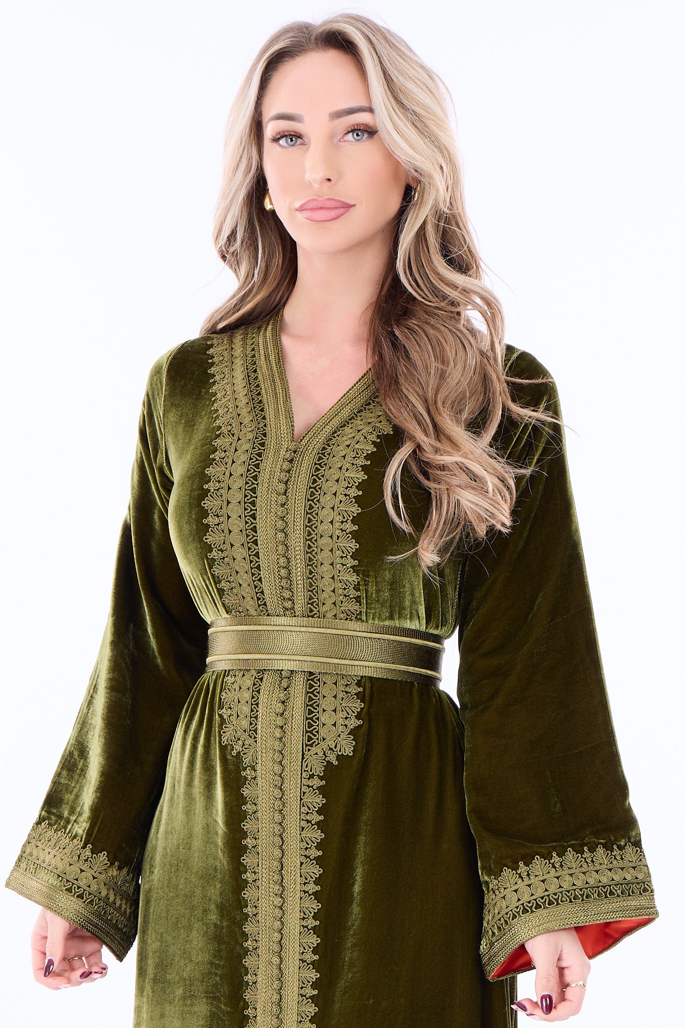 Caftan Amani Olivegreen
