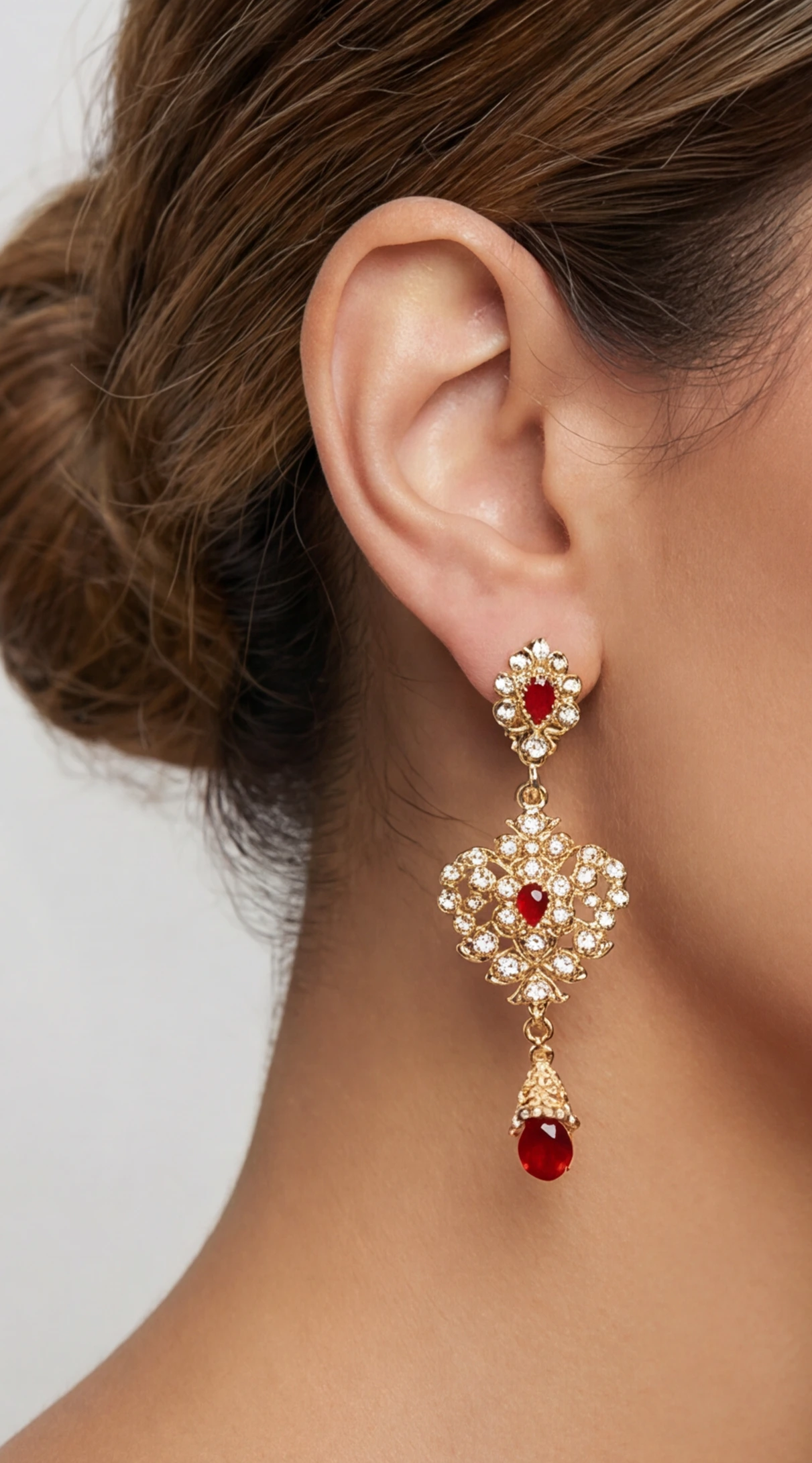 Bordeaux Jiwon Earrings