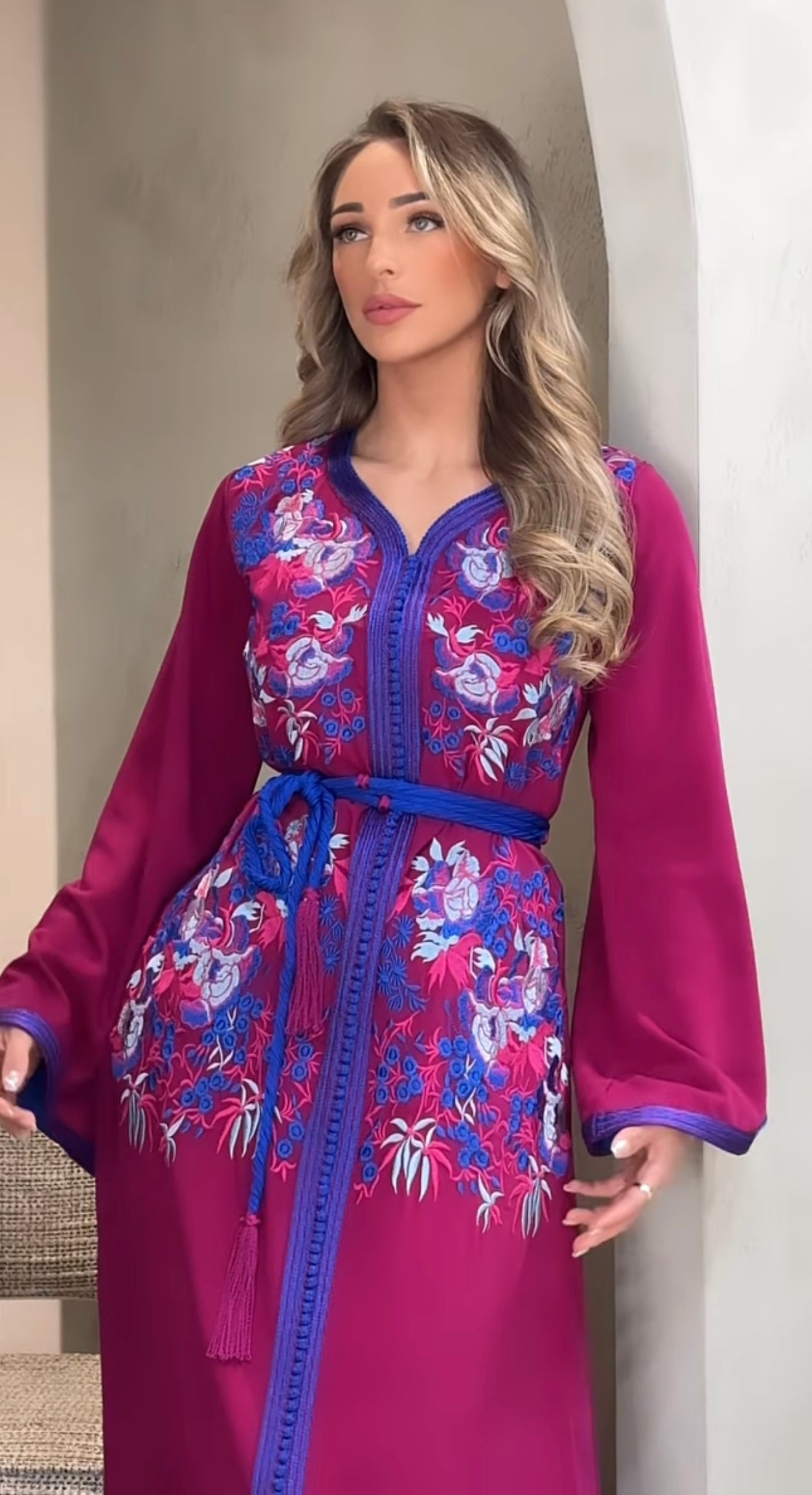 Caftan Mouna Blue