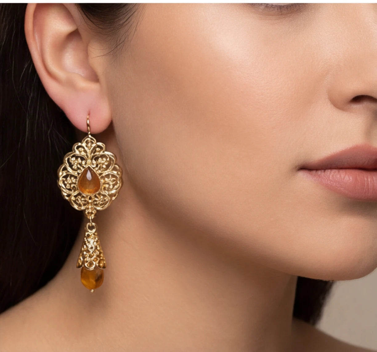 Brown Nabi Earrings