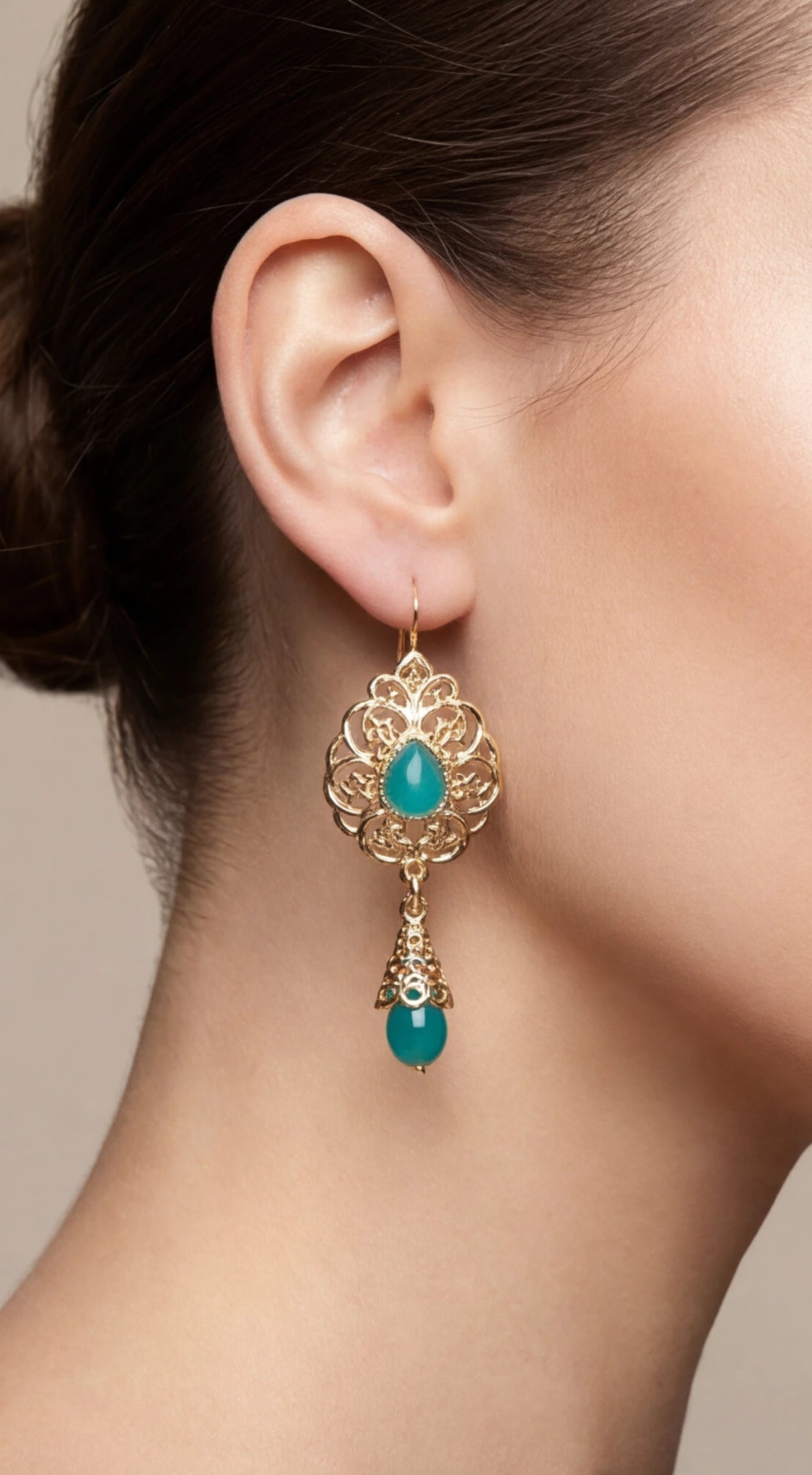 Teal Nabi Earrings