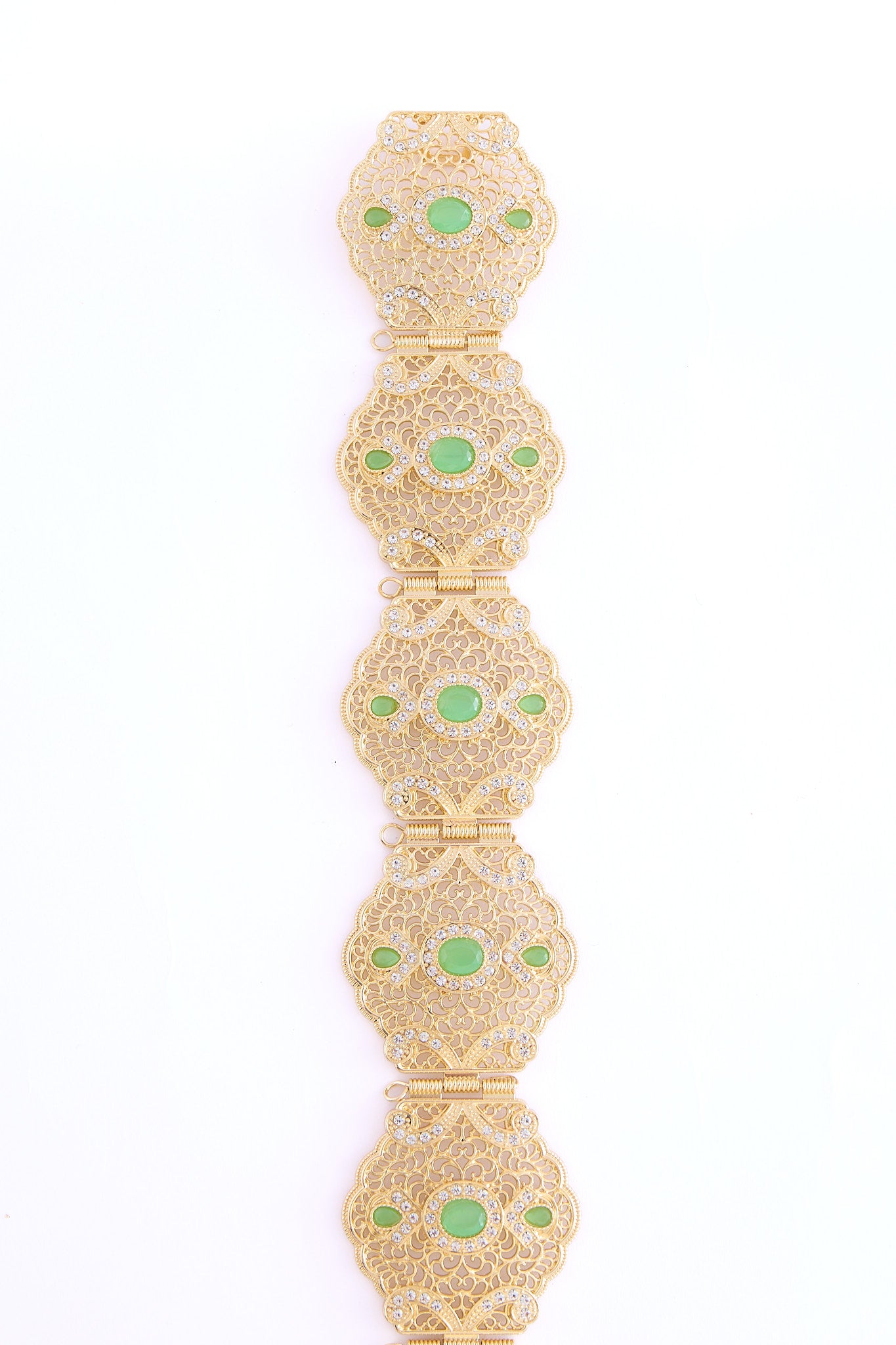 Ahri Gold/Mintgreen Belt
