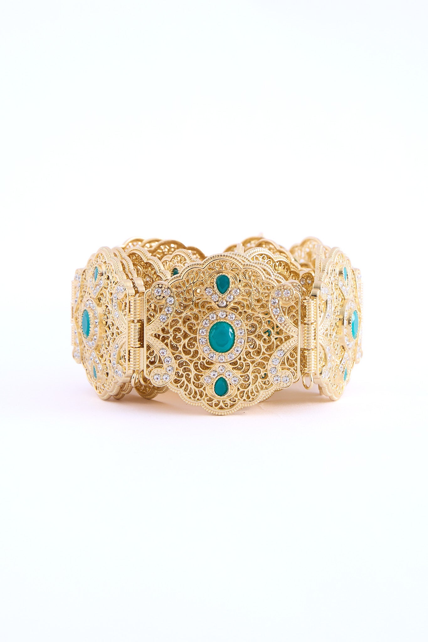 Ahri Gold/Teal Belt