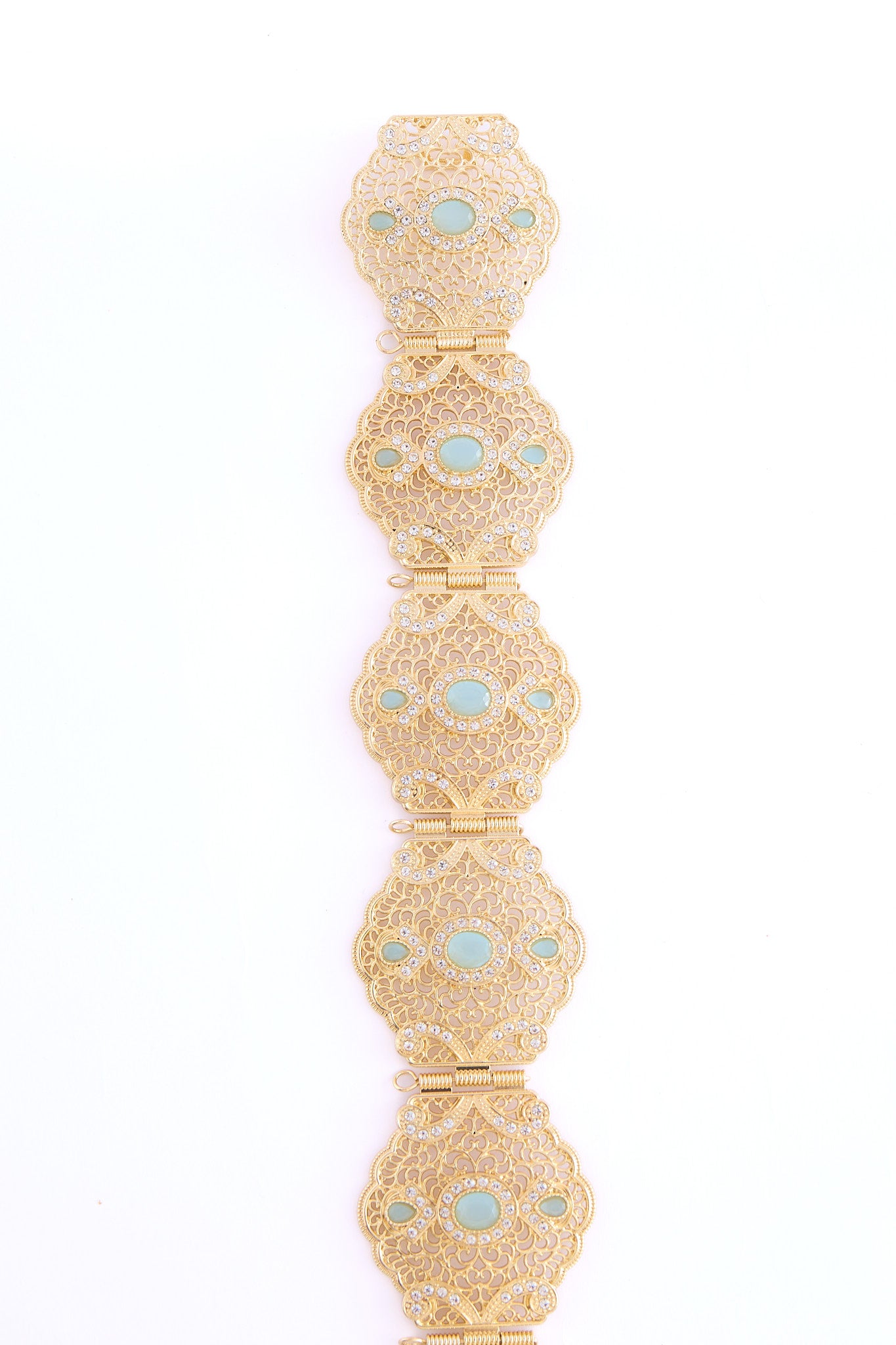 Ahri Gold/Turquoise Belt