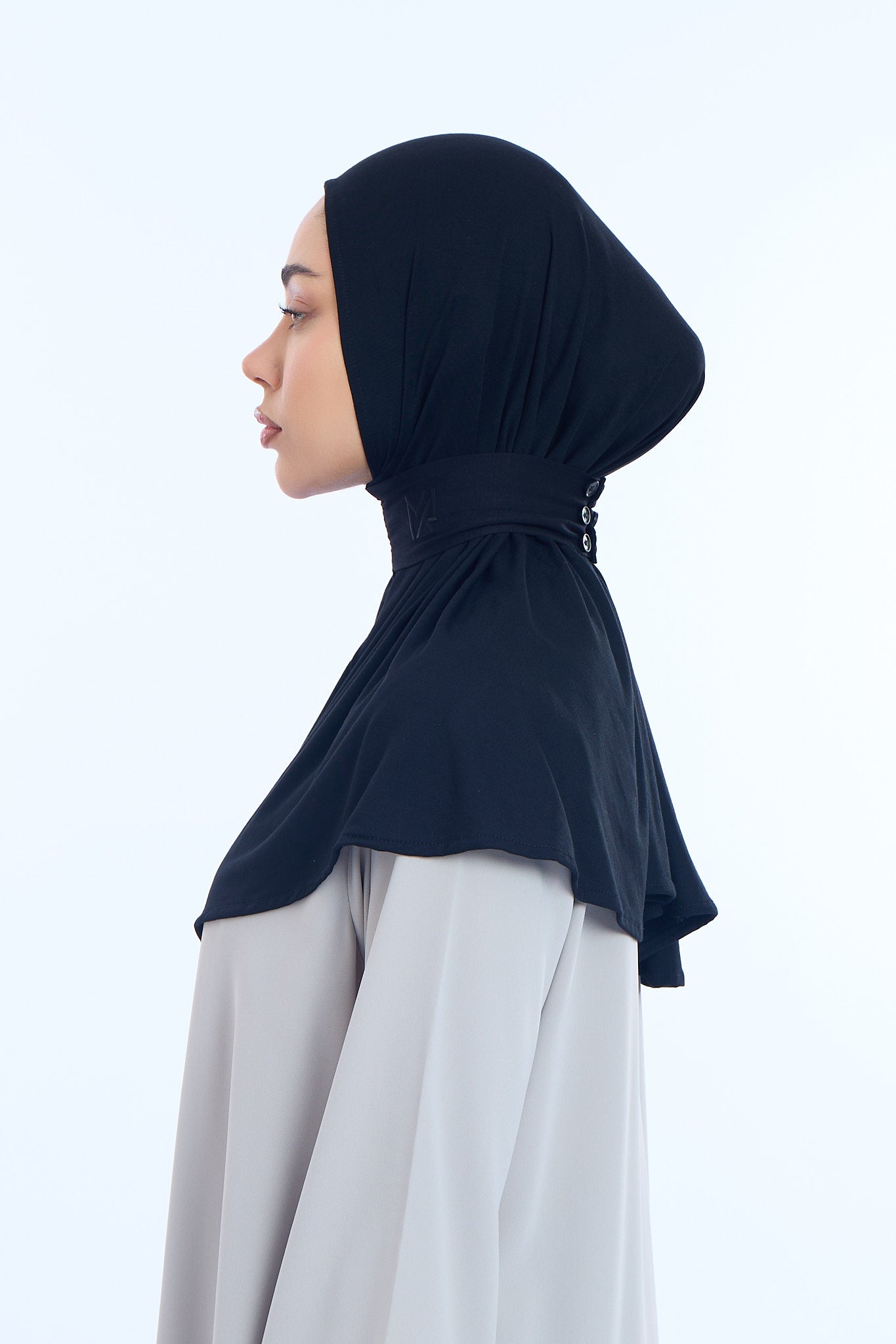 Instant Hijab Bamboo I Absolute Black