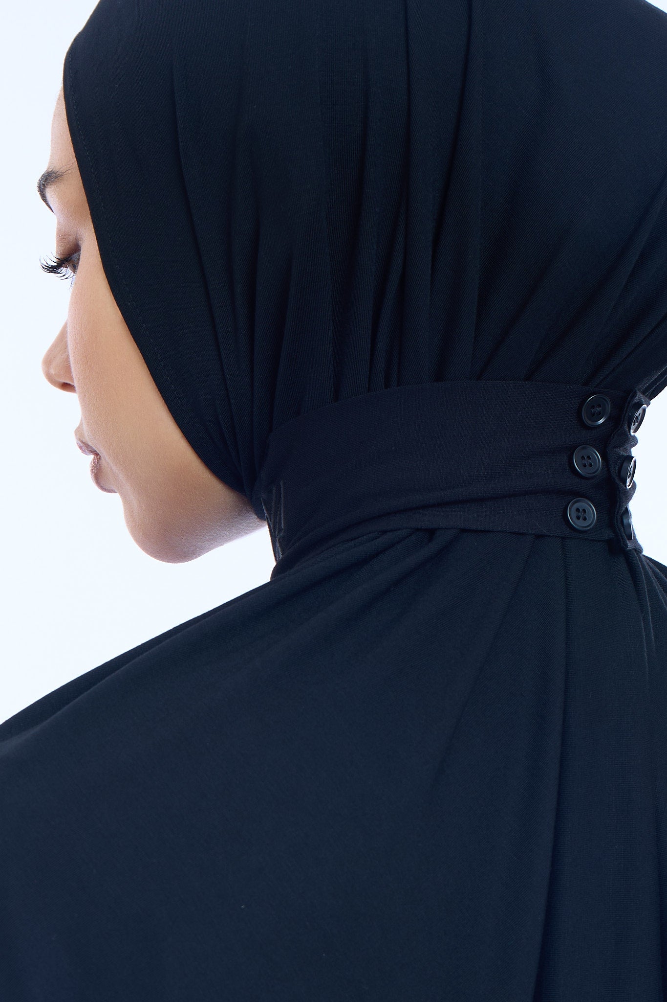 Instant Hijab Bamboo I Absolute Black