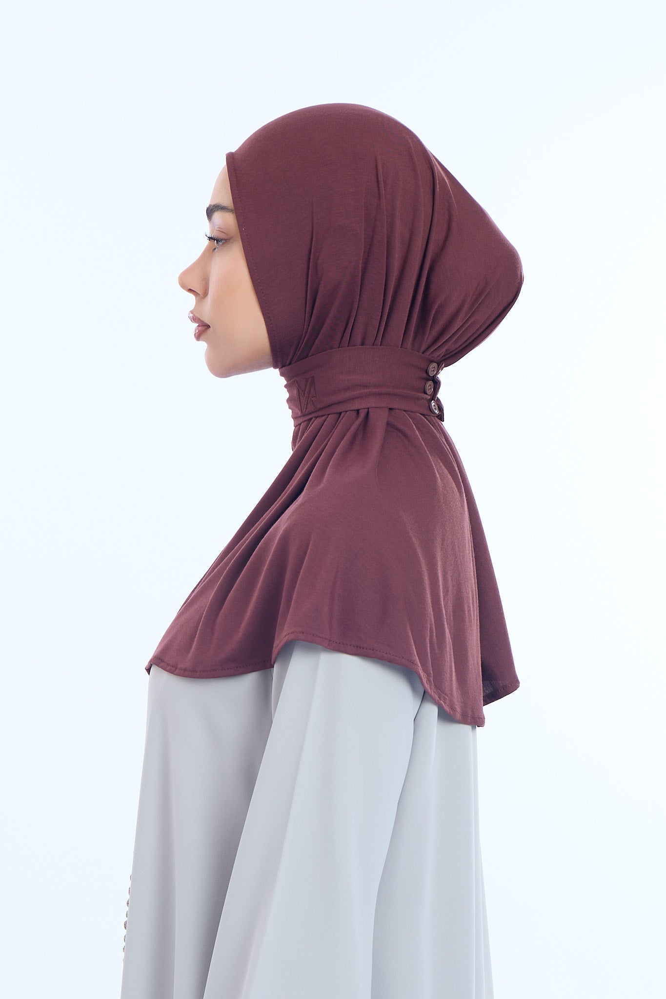 Instant Hijab Bamboo I Dark Chocolate